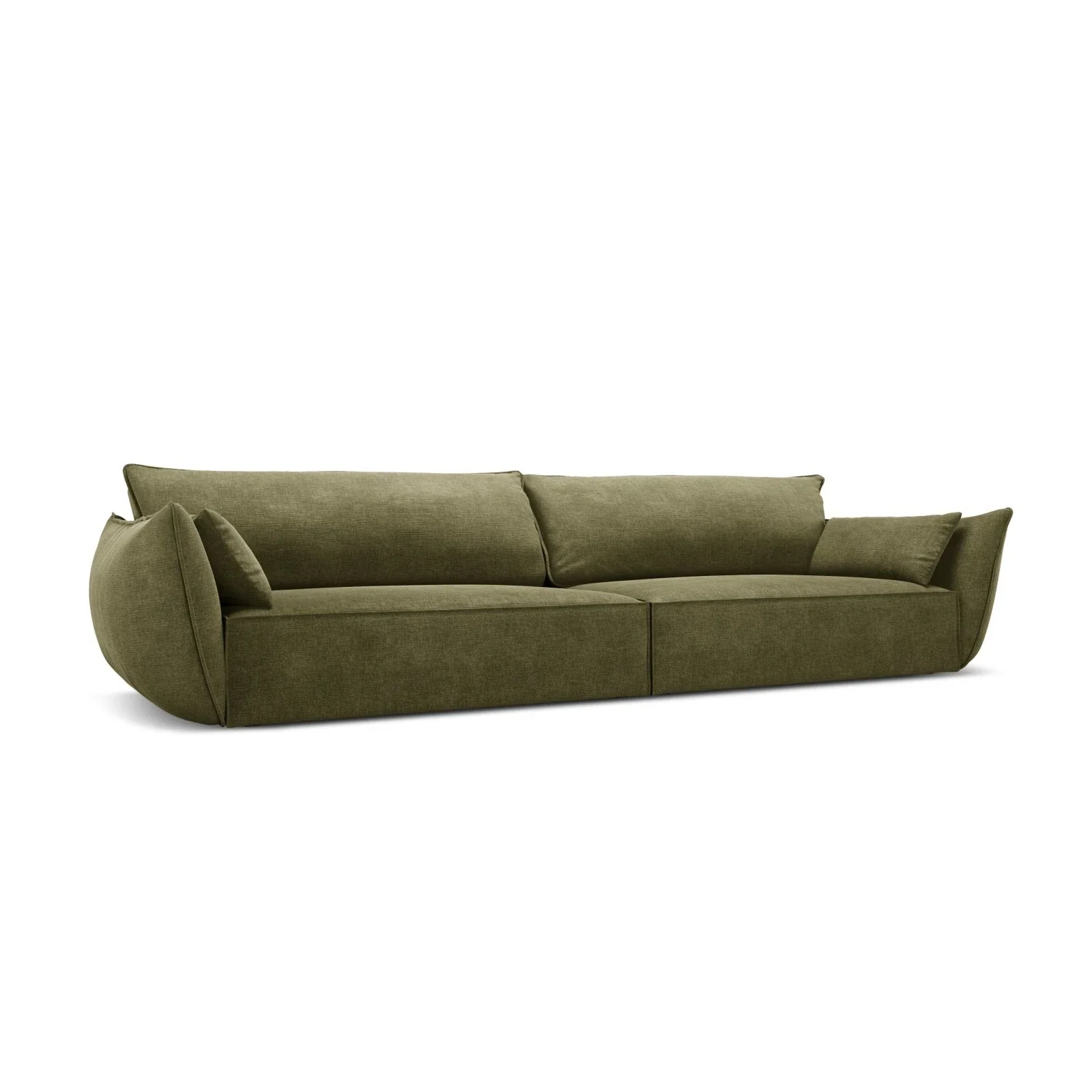 Kaelle 4-Sitzer Sofa mit Bezug aus Samt oder Chenille, 248x110 cm - Image 13