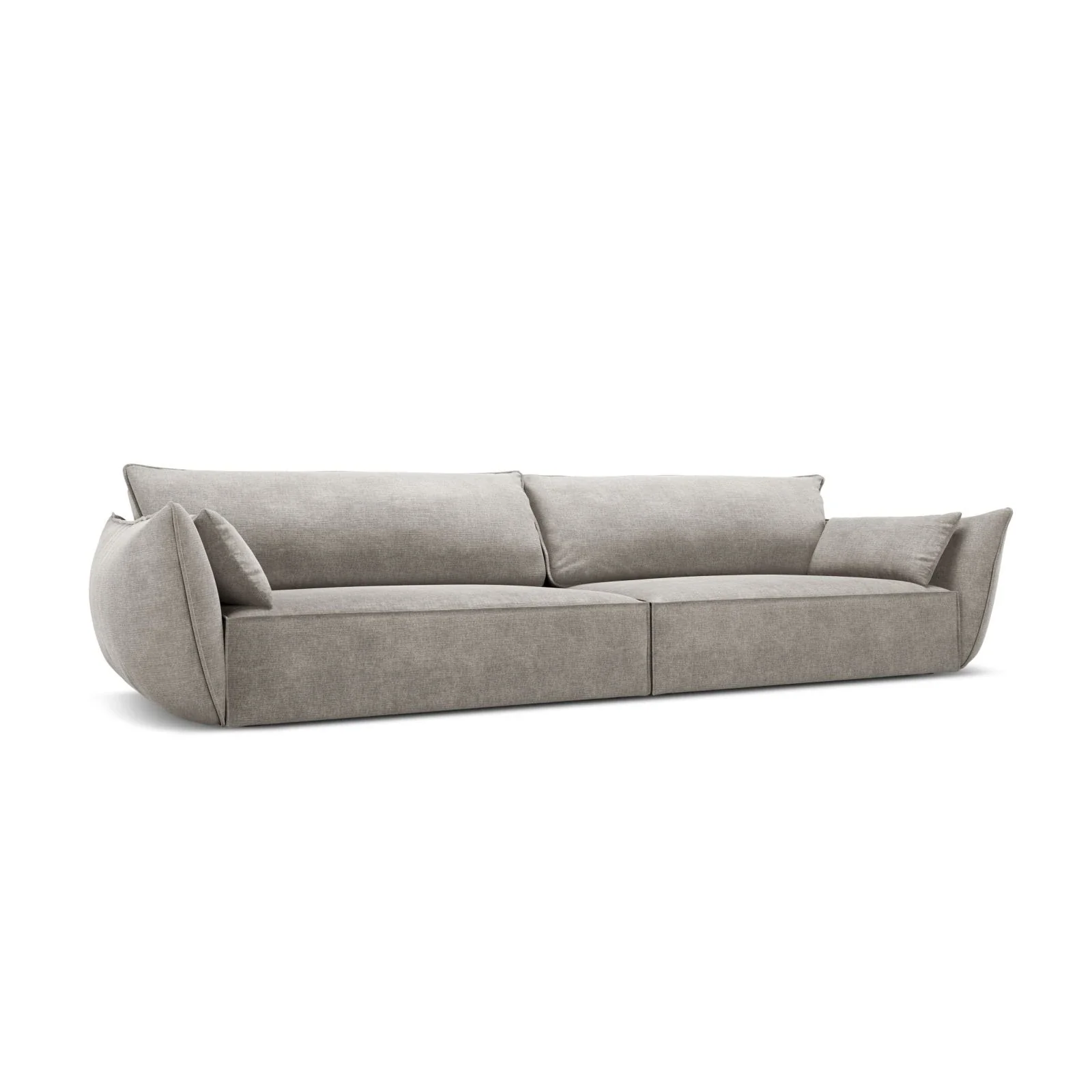 Kaelle 4-Sitzer Sofa mit Bezug aus Samt oder Chenille, 248x110 cm - Image 33