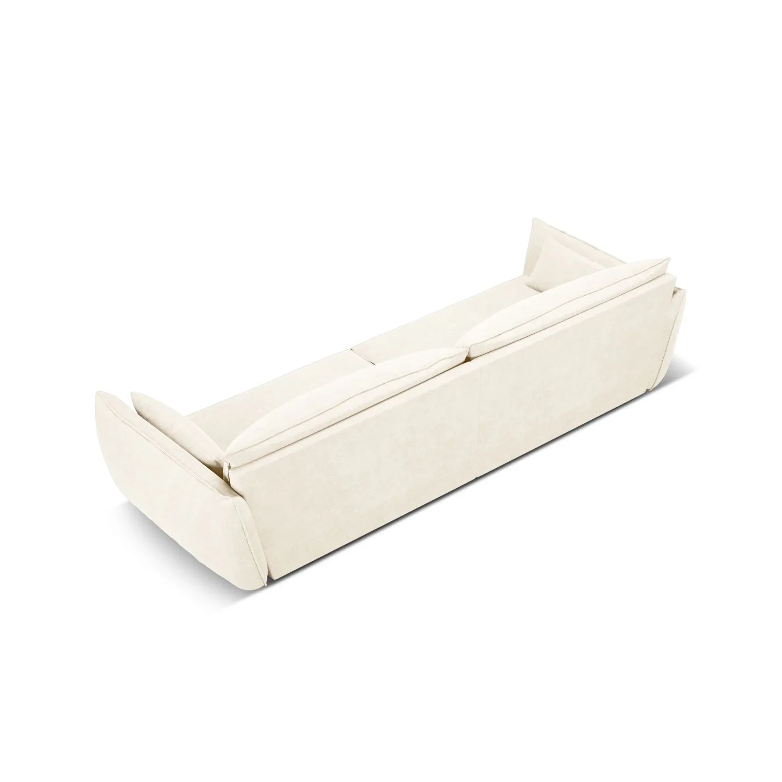 Kaelle 4-Sitzer Sofa mit Bezug aus Samt oder Chenille, 248x110 cm - Image 4
