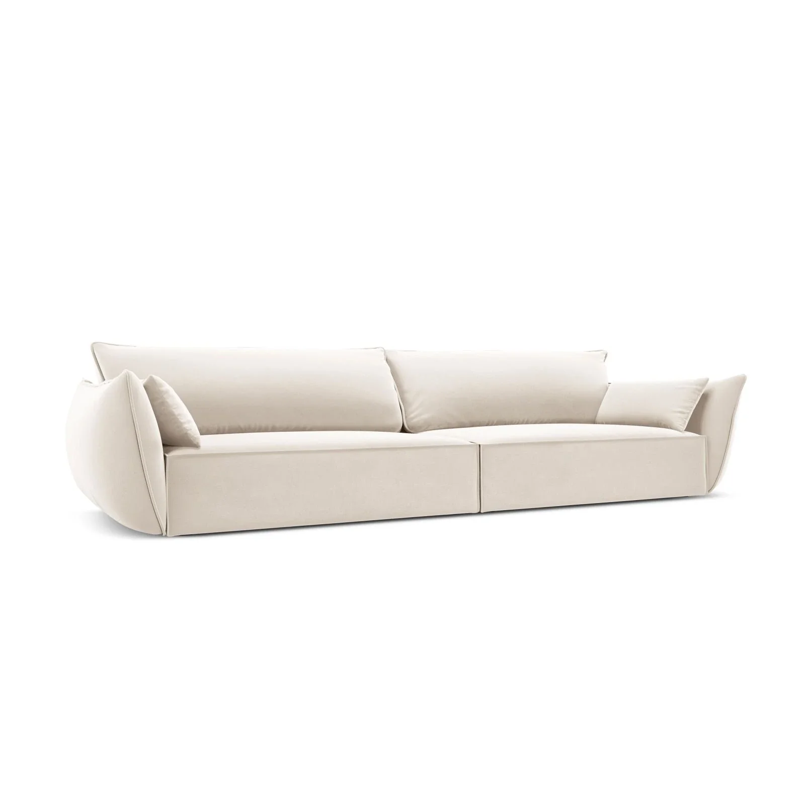 Kaelle 4-Sitzer Sofa mit Bezug aus Samt oder Chenille, 248x110 cm - Image 48