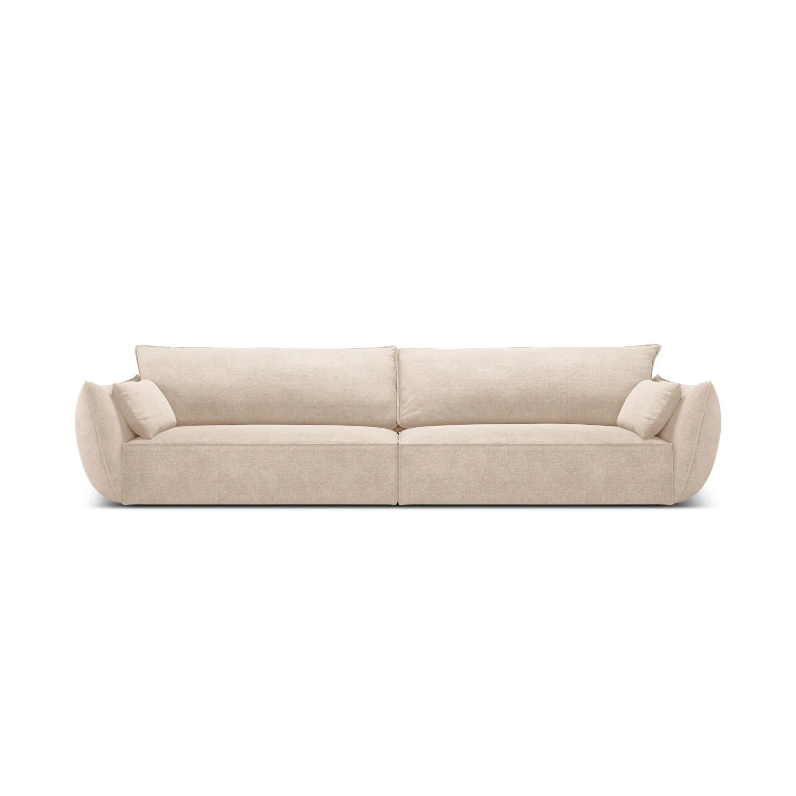Kaelle 4-Sitzer Sofa mit Bezug aus Samt oder Chenille, 248x110 cm - Image 6