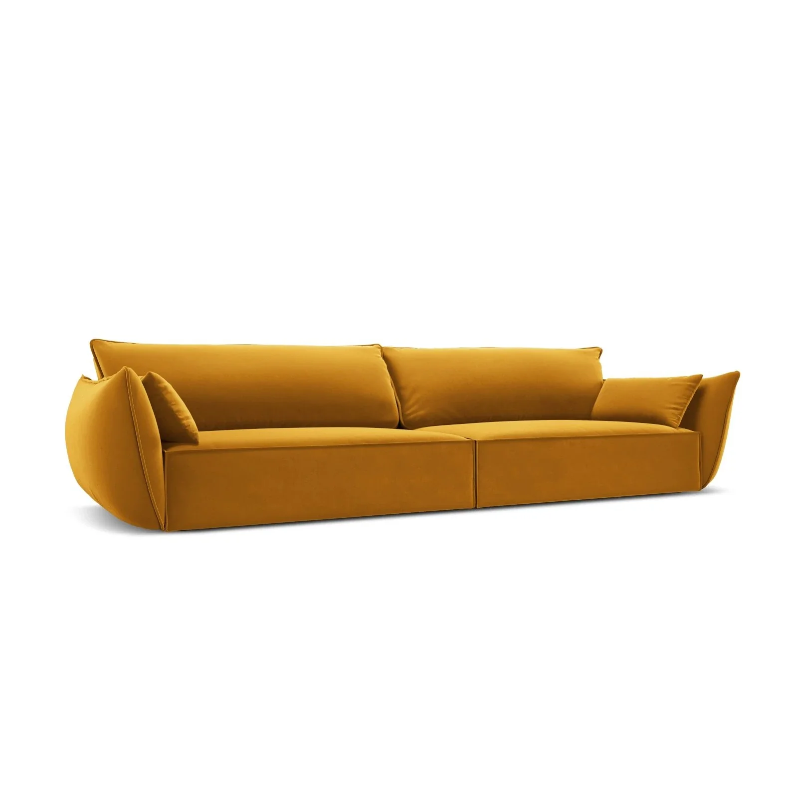 Kaelle 4-Sitzer Sofa mit Bezug aus Samt oder Chenille, 248x110 cm - Image 63