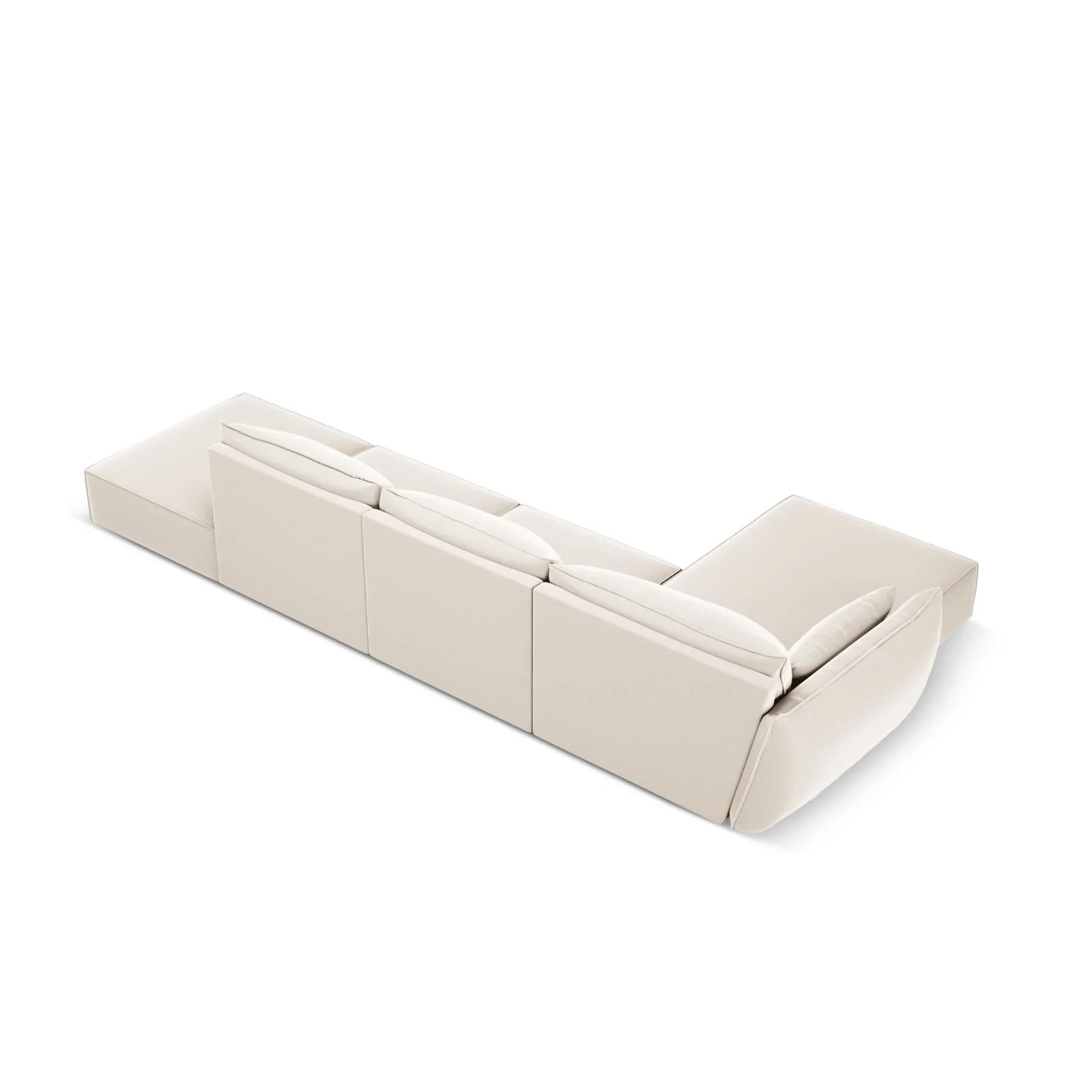 Kaelle 5-Sitzer Ecksofa Links, mit Bezug aus Samt oder Chenille, 364x171 cm - Image 48