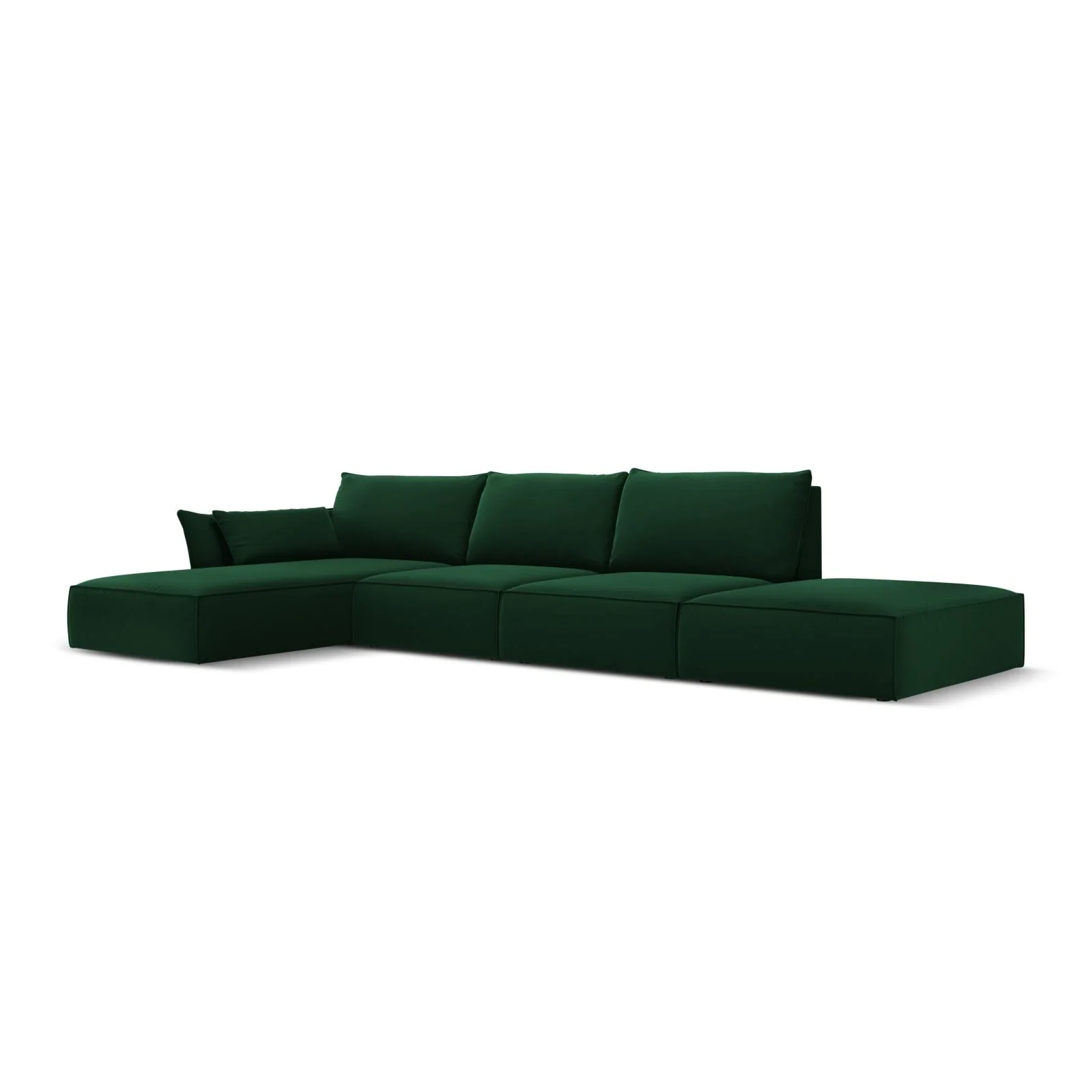 Kaelle 5-Sitzer Ecksofa Links, mit Bezug aus Samt oder Chenille, 364x171 cm - Image 57