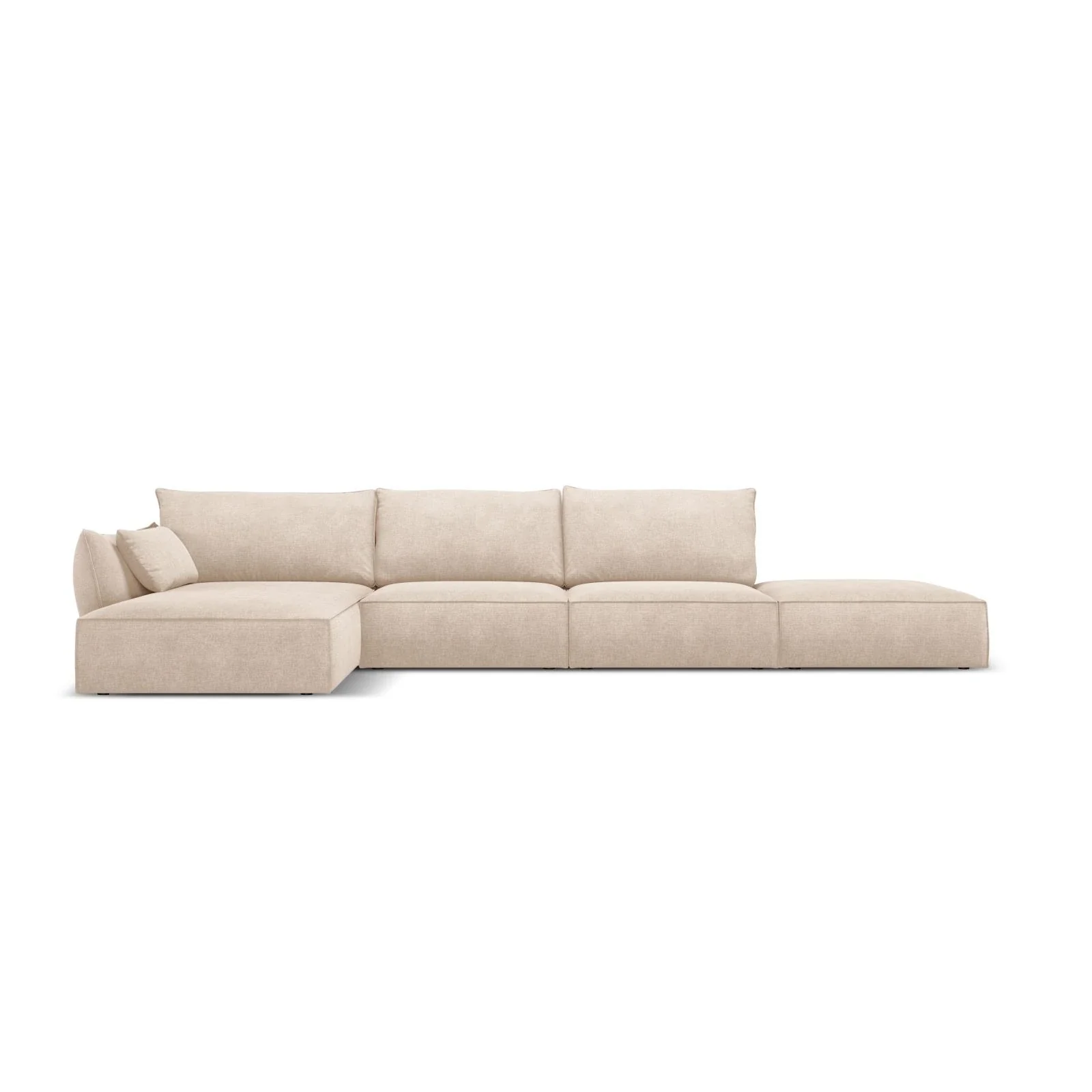 Kaelle 5-Sitzer Ecksofa Links, mit Bezug aus Samt oder Chenille, 364x171 cm - Image 6