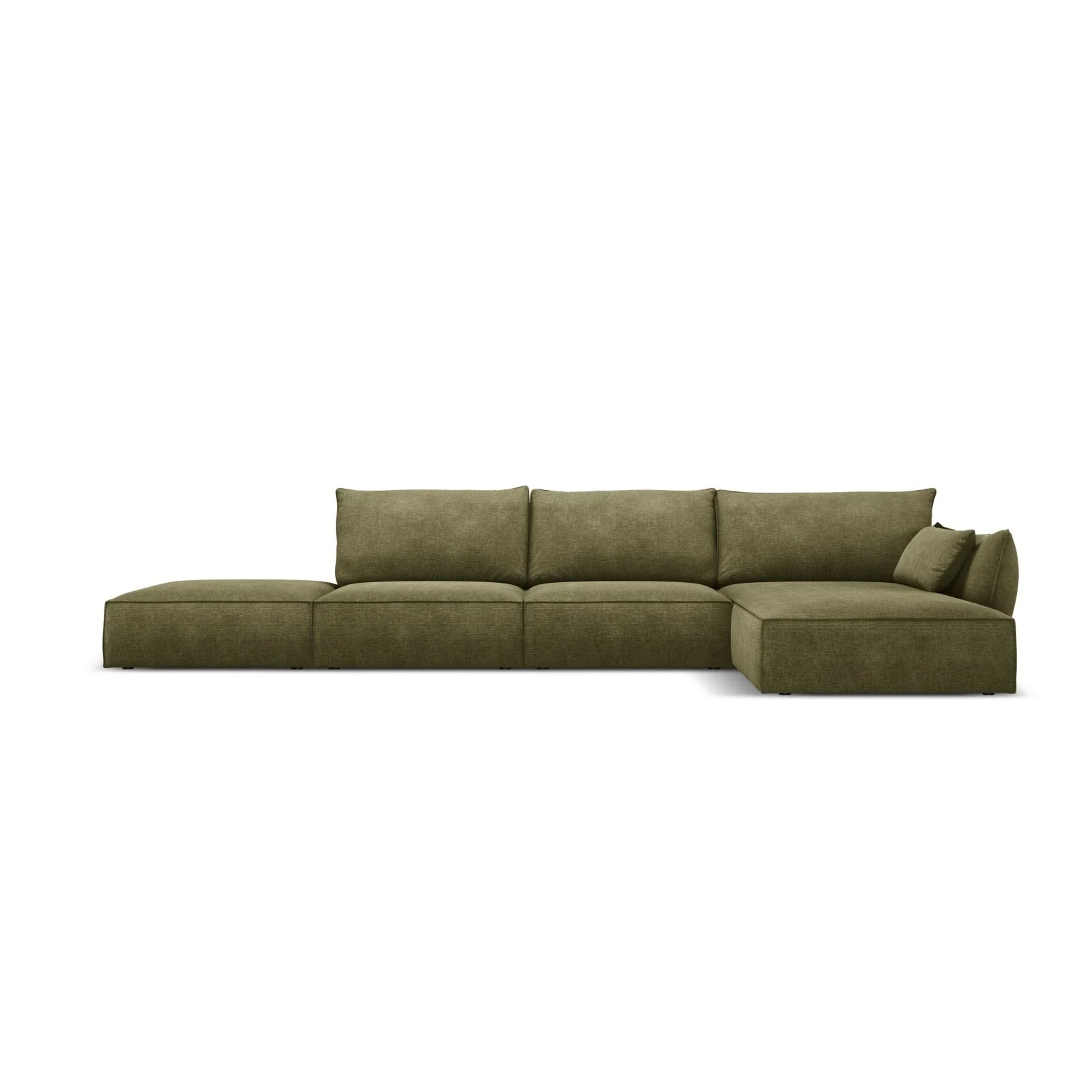 Kaelle 5-Sitzer Ecksofa Rechts, mit Bezug aus Samt oder Chenille, 364x171 cm - Image 11