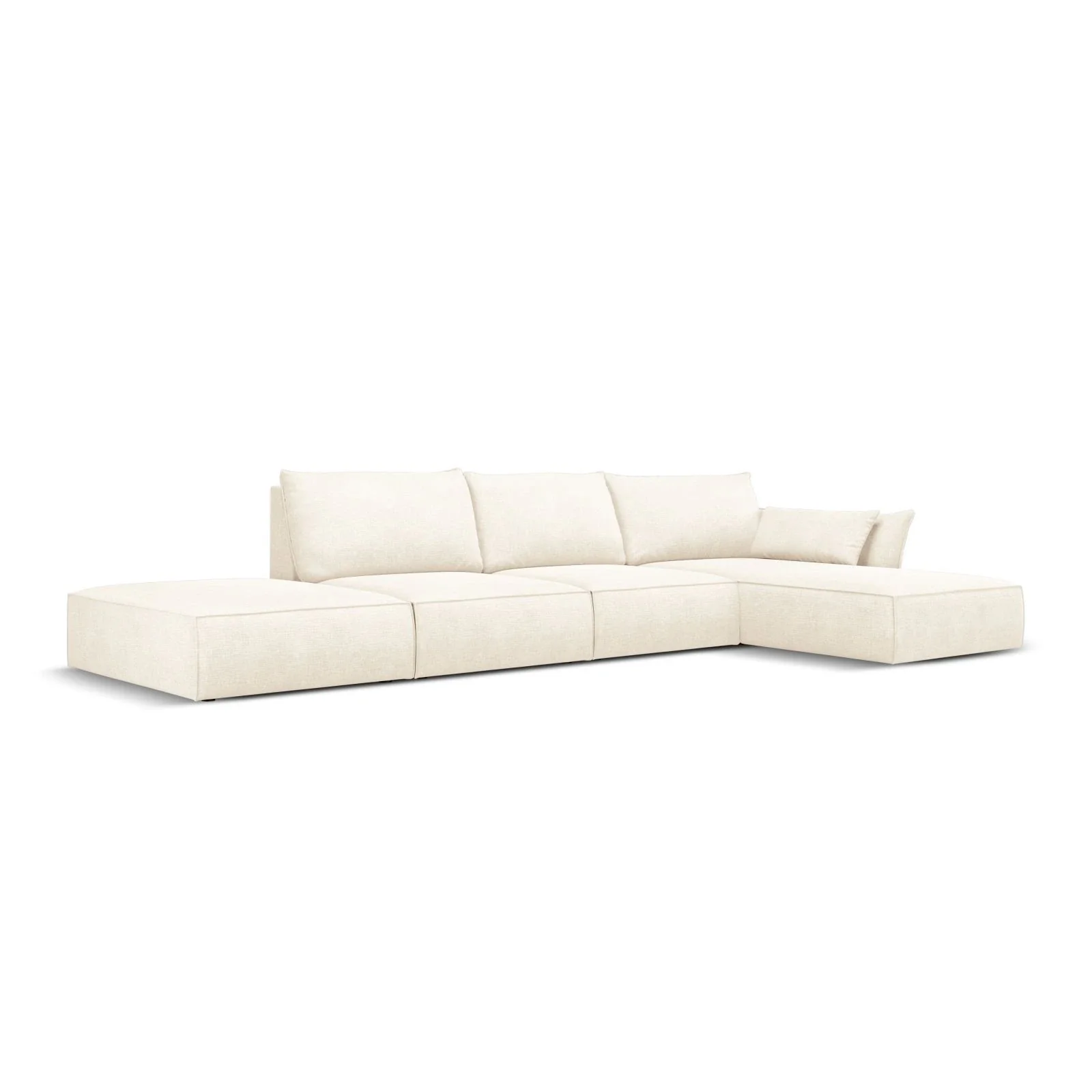 Kaelle 5-Sitzer Ecksofa Rechts, mit Bezug aus Samt oder Chenille, 364x171 cm - Image 2