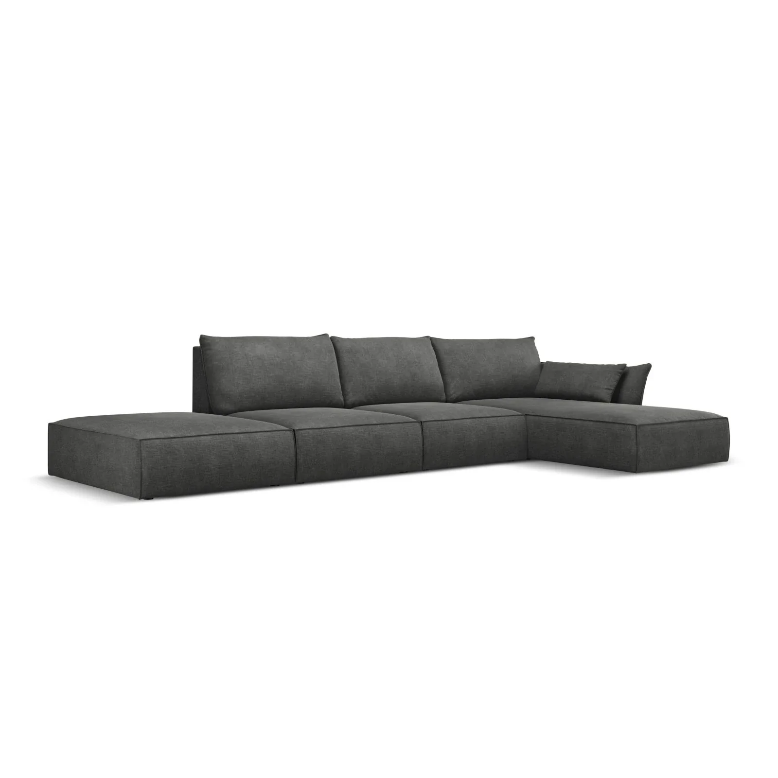 Kaelle 5-Sitzer Ecksofa Rechts, mit Bezug aus Samt oder Chenille, 364x171 cm - Image 37