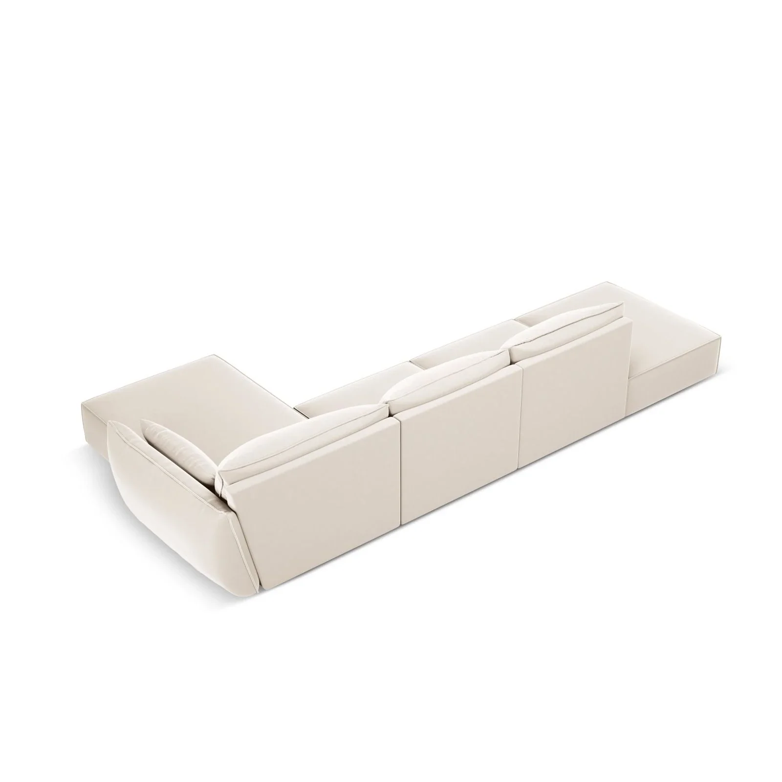 Kaelle 5-Sitzer Ecksofa Rechts, mit Bezug aus Samt oder Chenille, 364x171 cm - Image 48