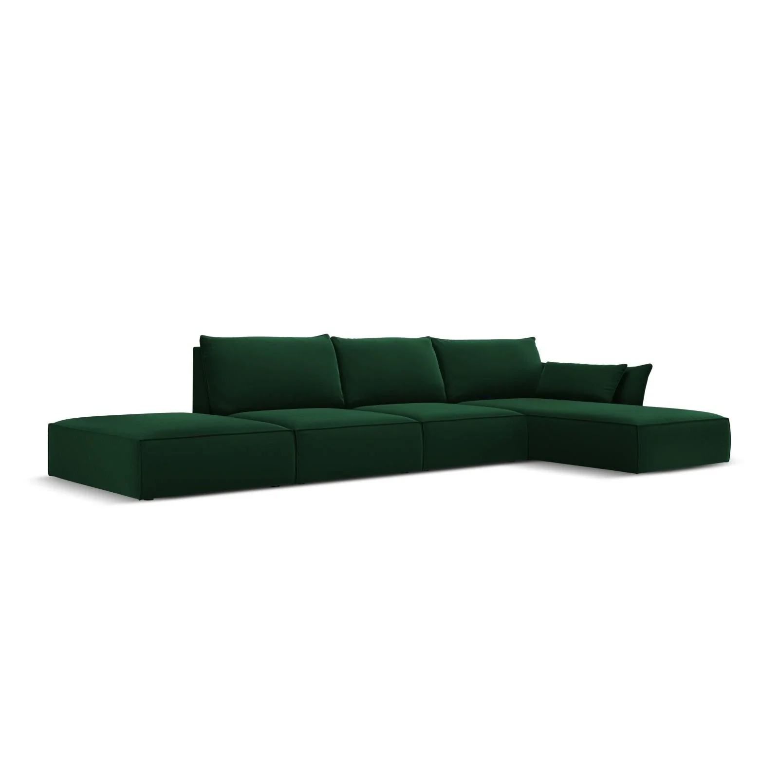 Kaelle 5-Sitzer Ecksofa Rechts, mit Bezug aus Samt oder Chenille, 364x171 cm - Image 57