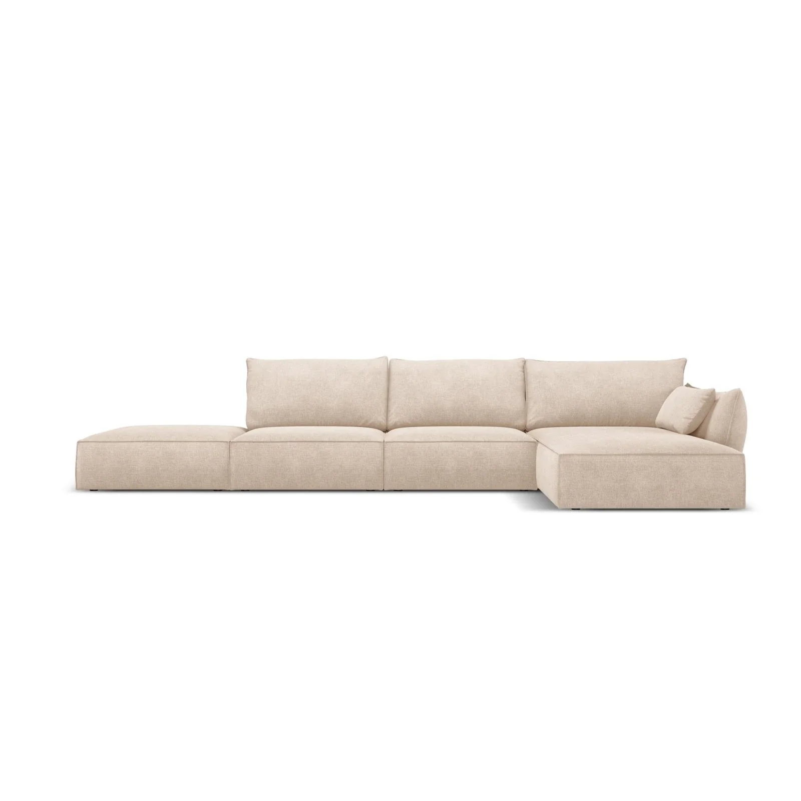 Kaelle 5-Sitzer Ecksofa Rechts, mit Bezug aus Samt oder Chenille, 364x171 cm - Image 6