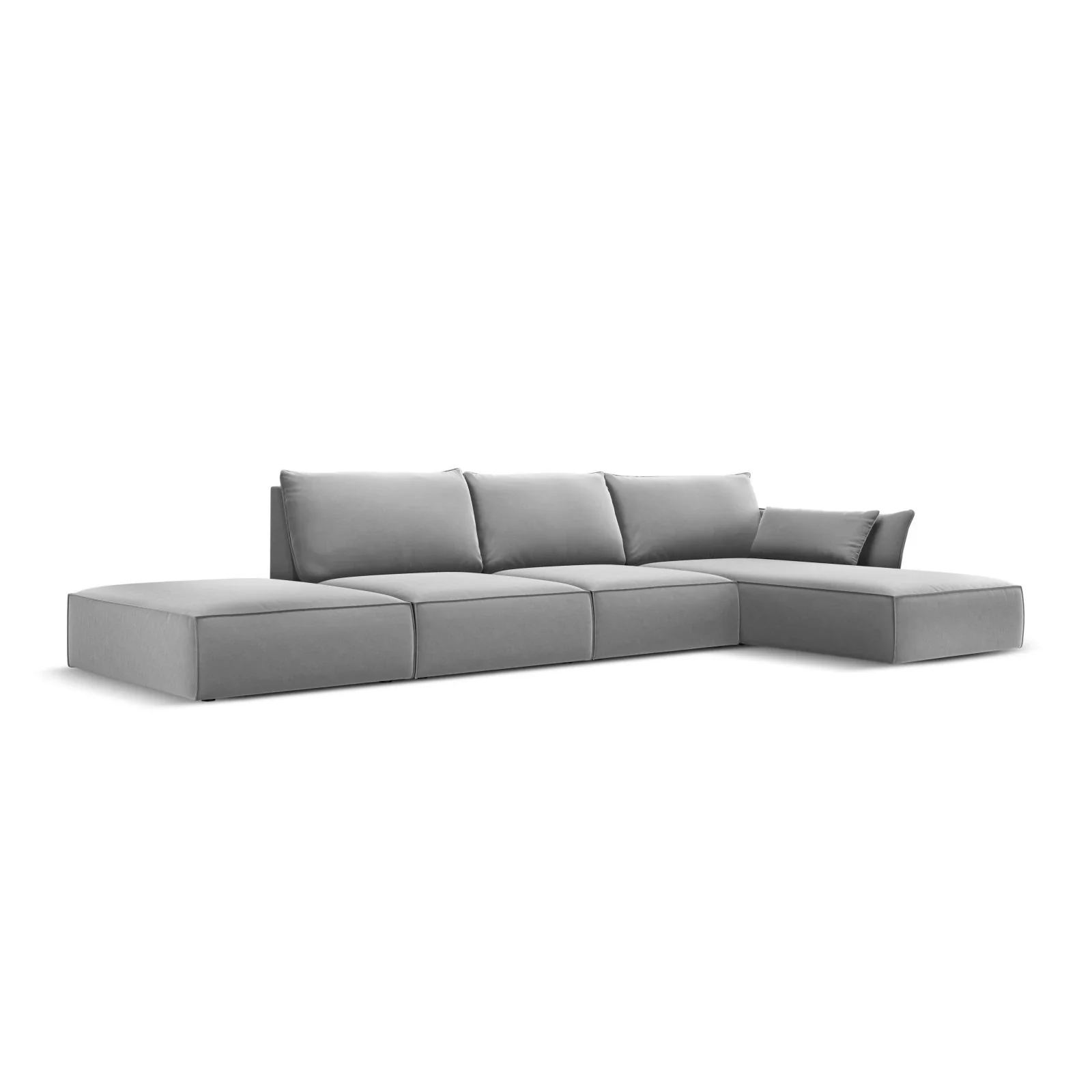 Kaelle 5-Sitzer Ecksofa Rechts, mit Bezug aus Samt oder Chenille, 364x171 cm - Image 67