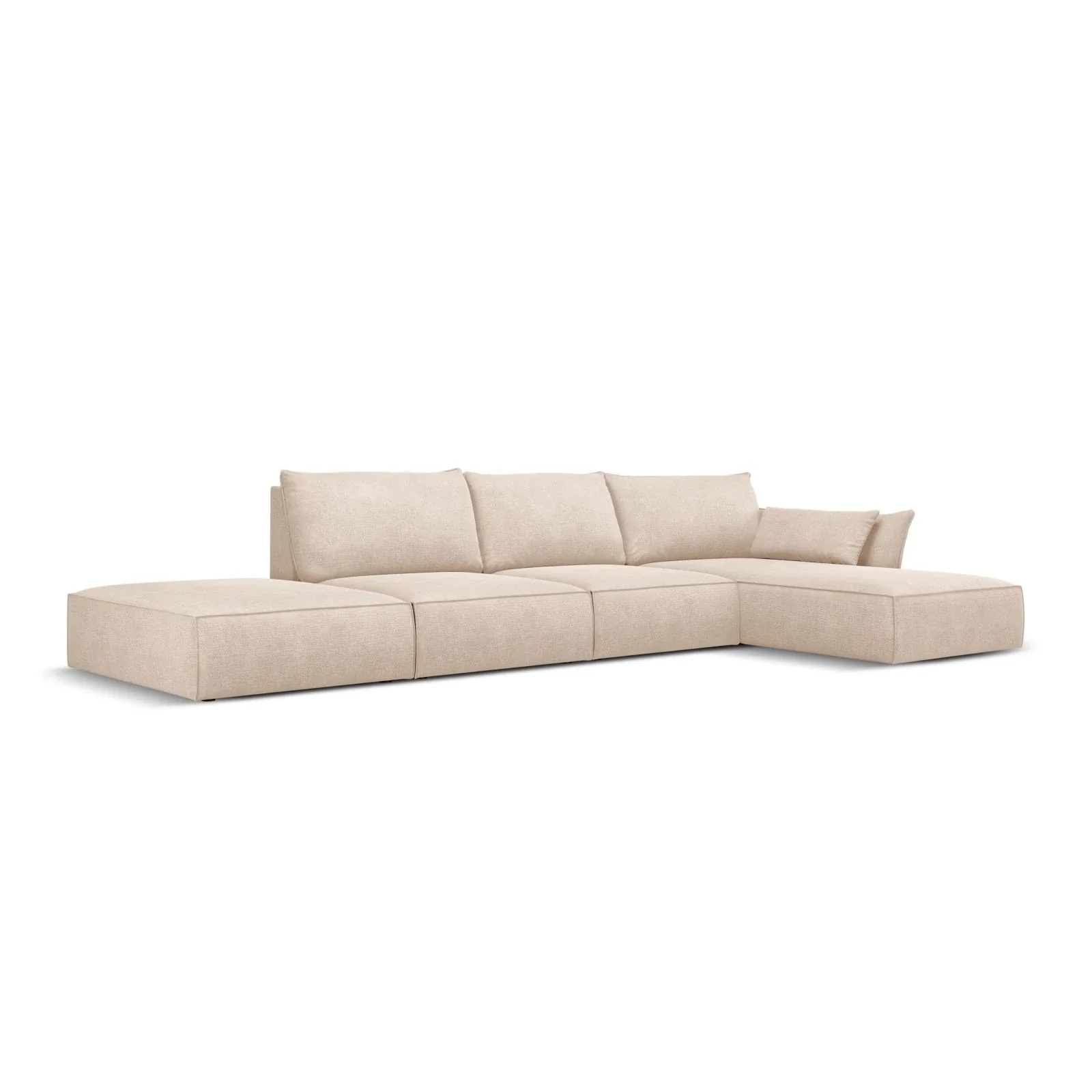 Kaelle 5-Sitzer Ecksofa Rechts, mit Bezug aus Samt oder Chenille, 364x171 cm - Image 7
