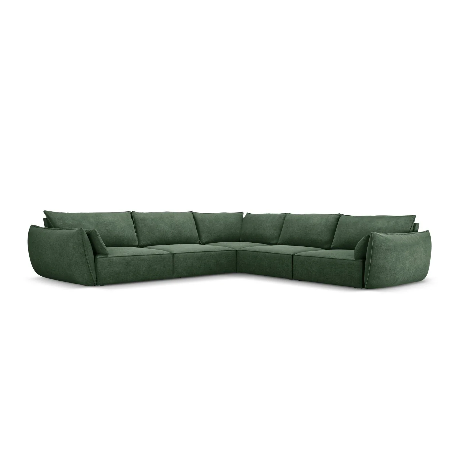 Kaelle 7-Sitzer Ecksofa symmetrisch, mit Bezug aus Samt oder Chenille, 286x286 cm - Image 21