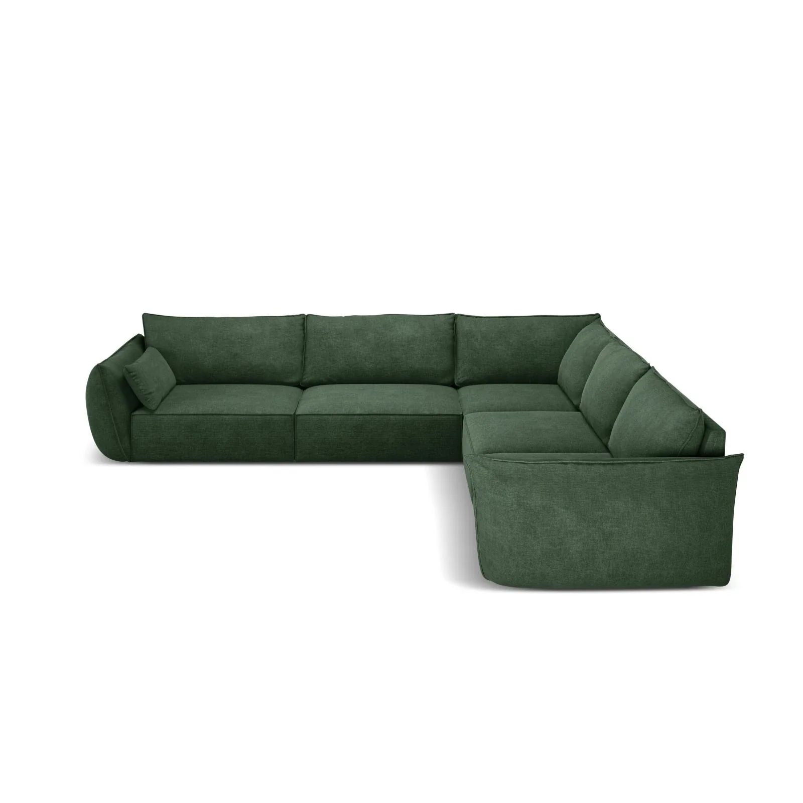 Kaelle 7-Sitzer Ecksofa symmetrisch, mit Bezug aus Samt oder Chenille, 286x286 cm - Image 23
