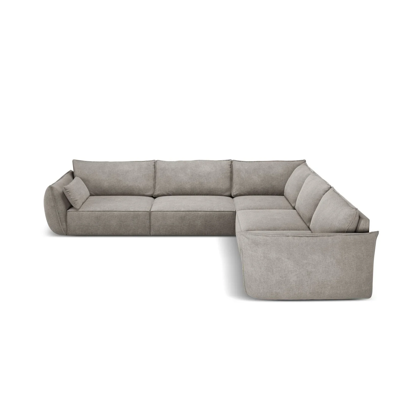 Kaelle 7-Sitzer Ecksofa symmetrisch, mit Bezug aus Samt oder Chenille, 286x286 cm - Image 33