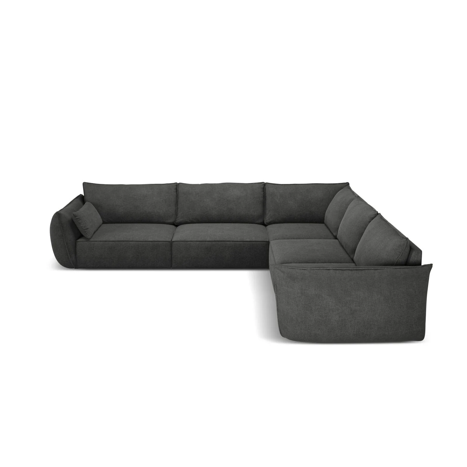 Kaelle 7-Sitzer Ecksofa symmetrisch, mit Bezug aus Samt oder Chenille, 286x286 cm - Image 38