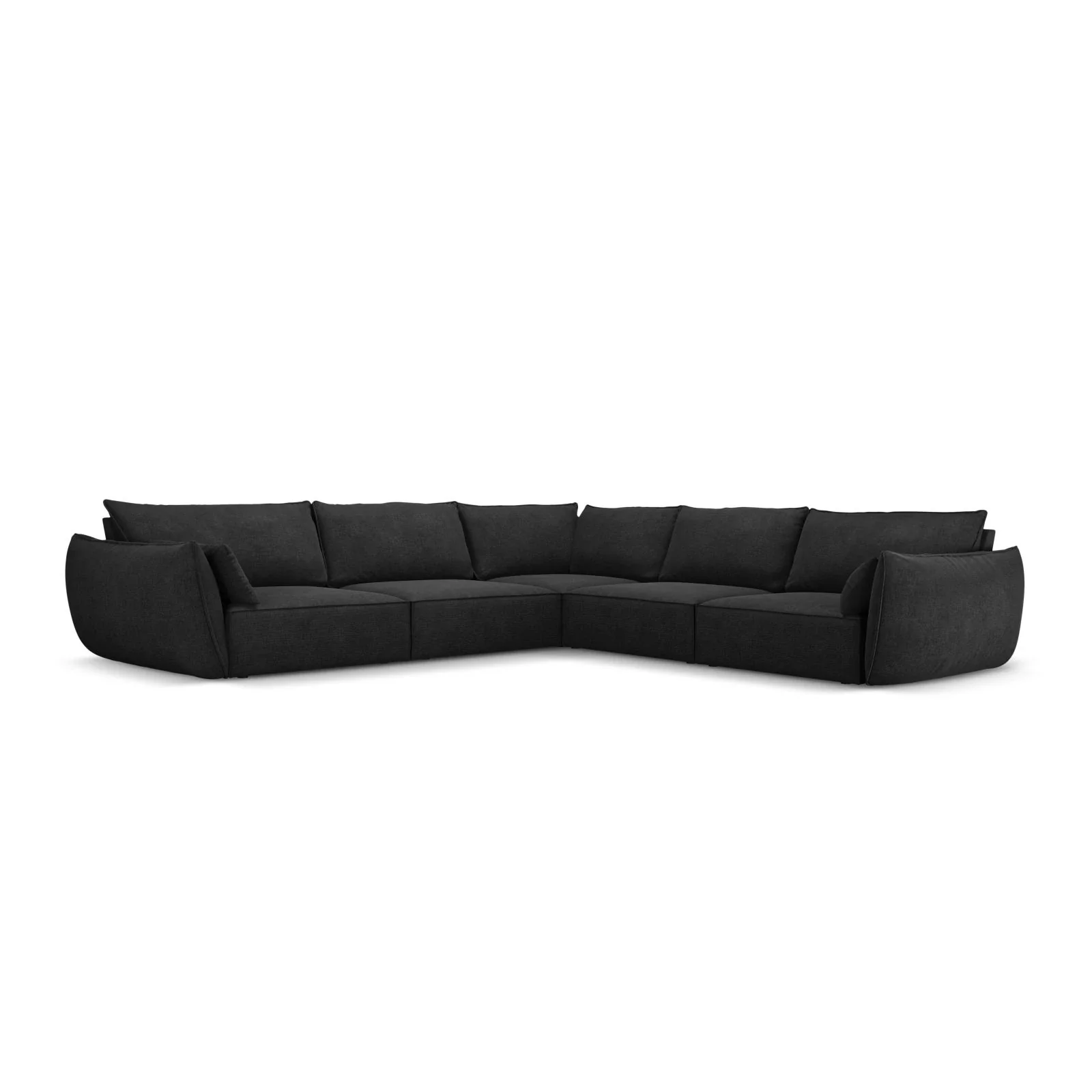 Kaelle 7-Sitzer Ecksofa symmetrisch, mit Bezug aus Samt oder Chenille, 286x286 cm - Image 41