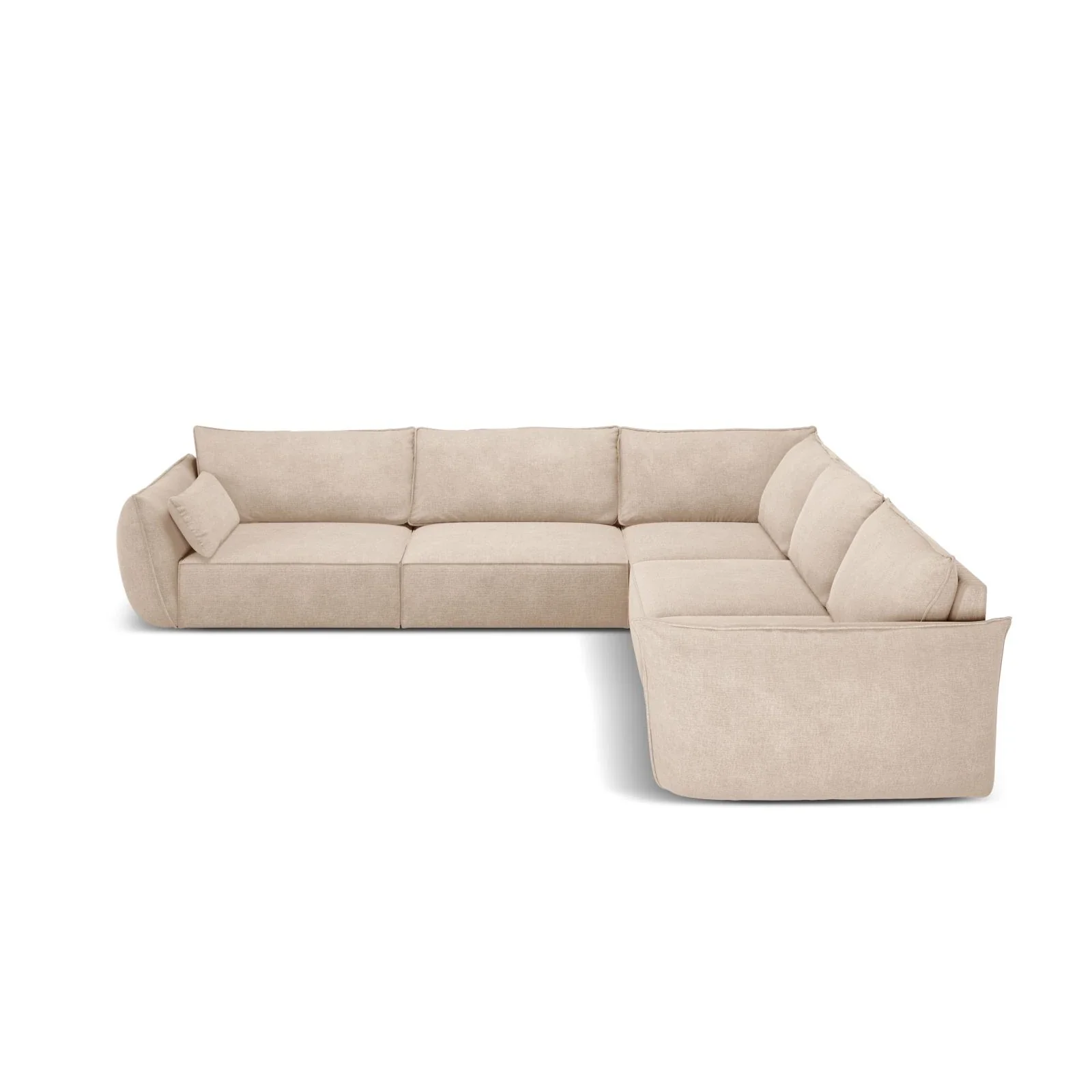 Kaelle 7-Sitzer Ecksofa symmetrisch, mit Bezug aus Samt oder Chenille, 286x286 cm - Image 8