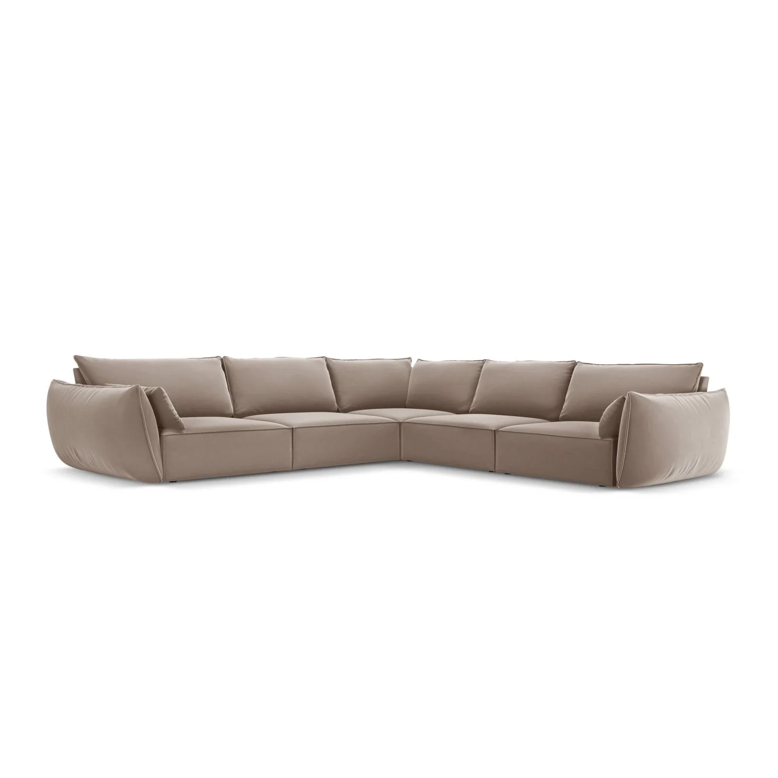 Kaelle 7-Sitzer Ecksofa symmetrisch, mit Bezug aus Samt oder Chenille, 286x286 cm - Image 83