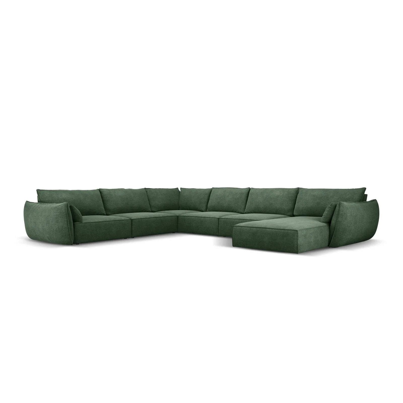 Kaelle 8-Sitzer Panorama-Sofa, Links, mit Bezug aus Samt oder Chenille, 384x284 cm - Image 21