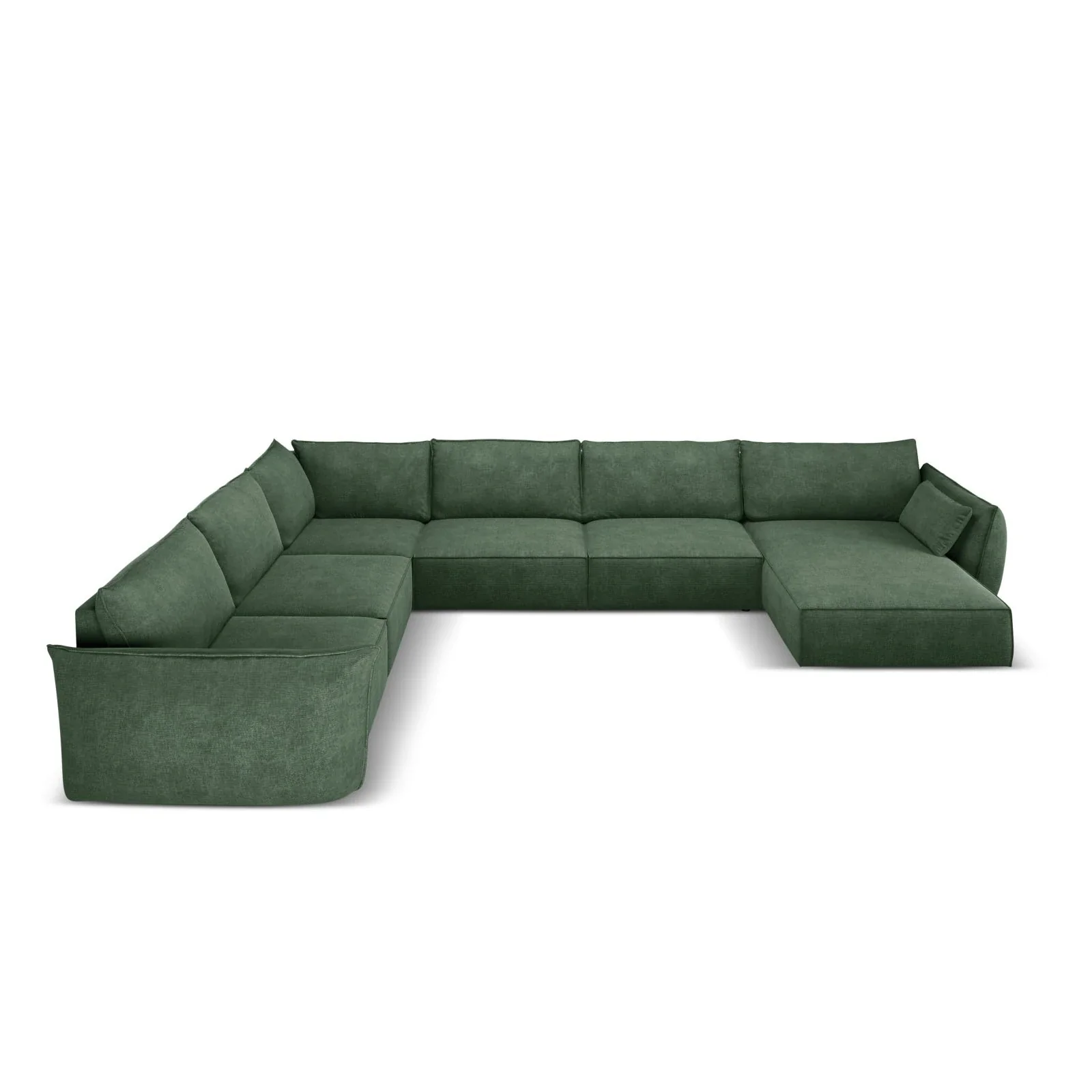 Kaelle 8-Sitzer Panorama-Sofa, Links, mit Bezug aus Samt oder Chenille, 384x284 cm - Image 23