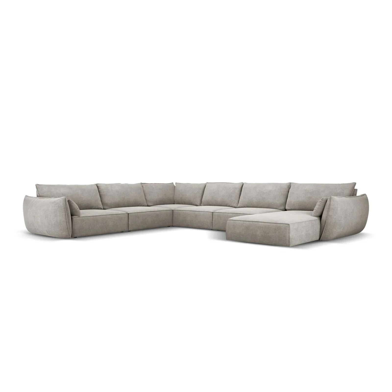 Kaelle 8-Sitzer Panorama-Sofa, Links, mit Bezug aus Samt oder Chenille, 384x284 cm - Image 31