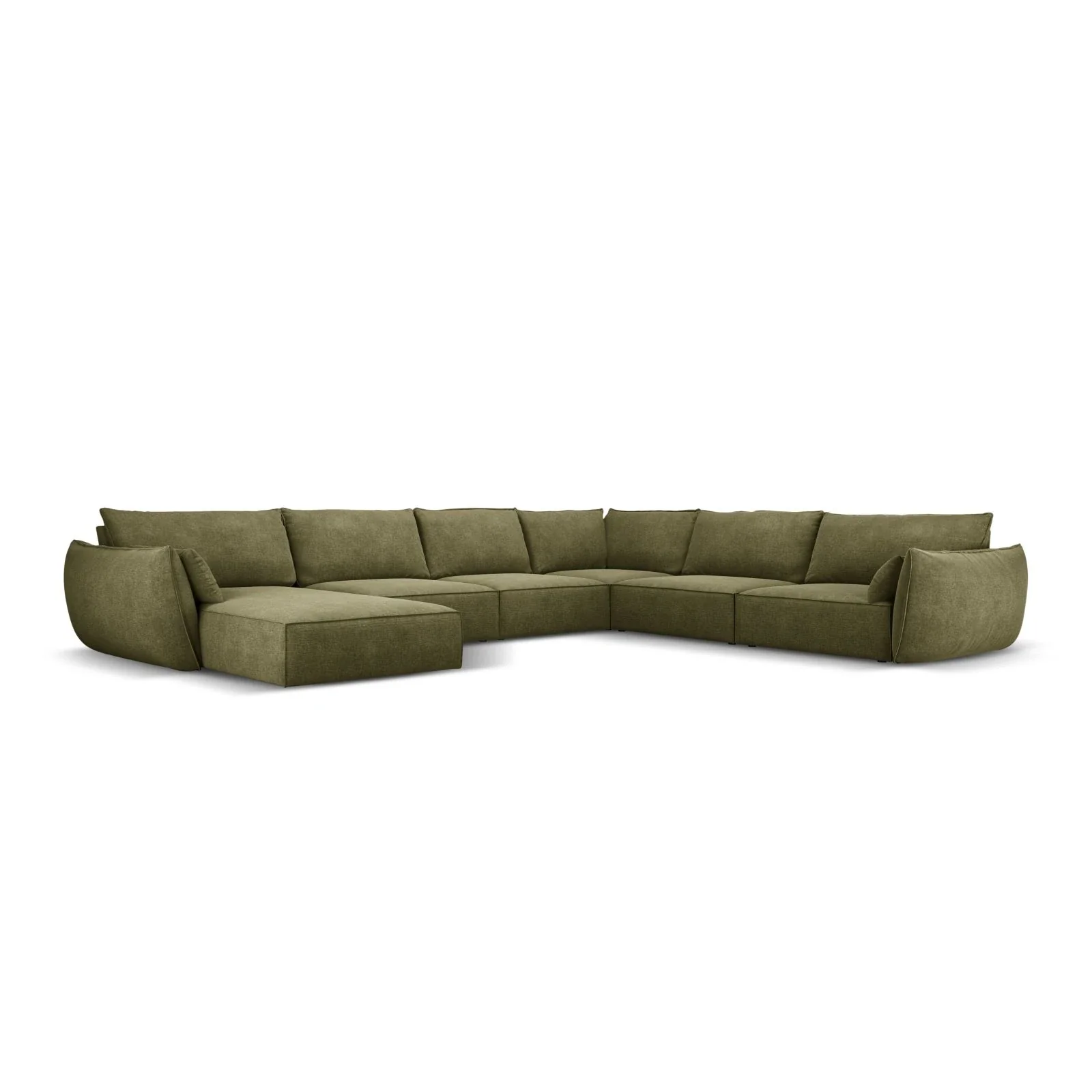 Kaelle 8-Sitzer Panorama-Sofa, Rechts, mit Bezug aus Samt oder Chenille, 384x284 cm - Image 11