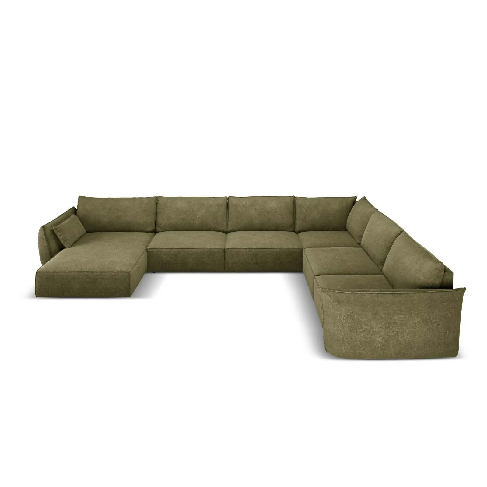 Kaelle 8-Sitzer Panorama-Sofa, Rechts, mit Bezug aus Samt oder Chenille, 384x284 cm - Image 13