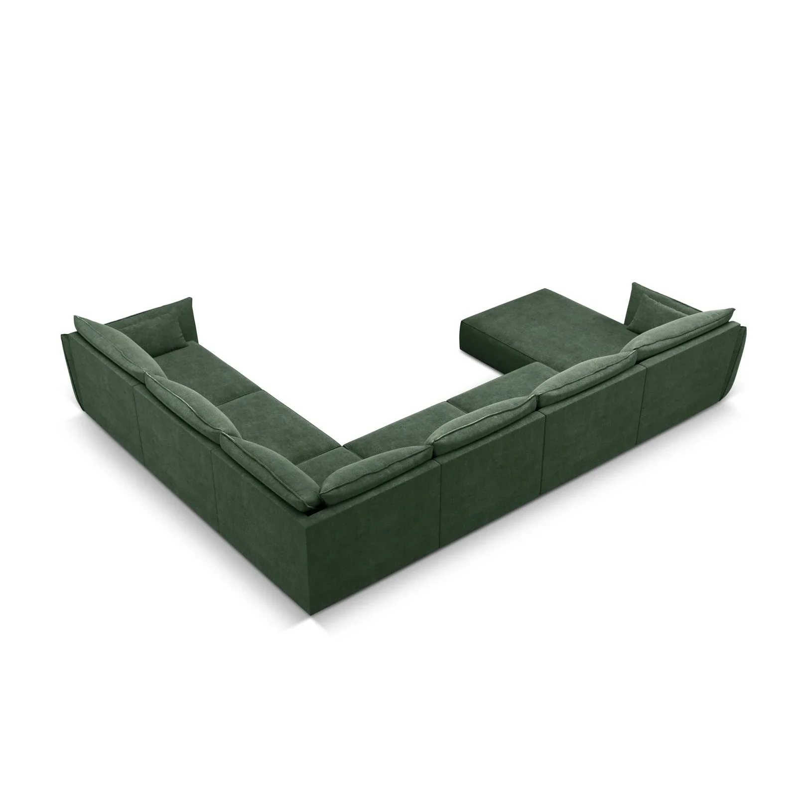 Kaelle 8-Sitzer Panorama-Sofa, Rechts, mit Bezug aus Samt oder Chenille, 384x284 cm - Image 24