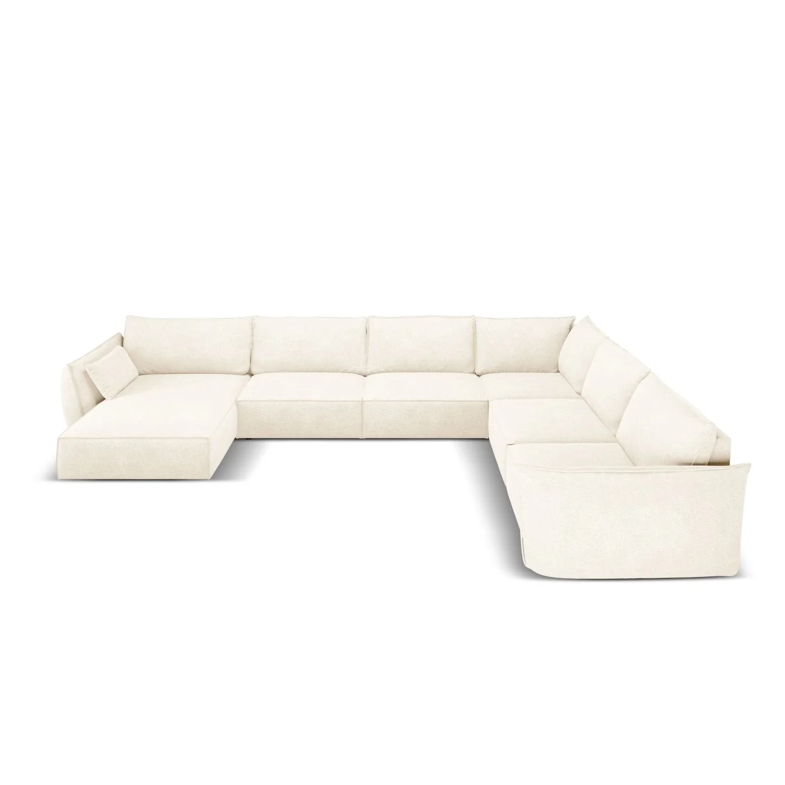 Kaelle 8-Sitzer Panorama-Sofa, Rechts, mit Bezug aus Samt oder Chenille, 384x284 cm - Image 3
