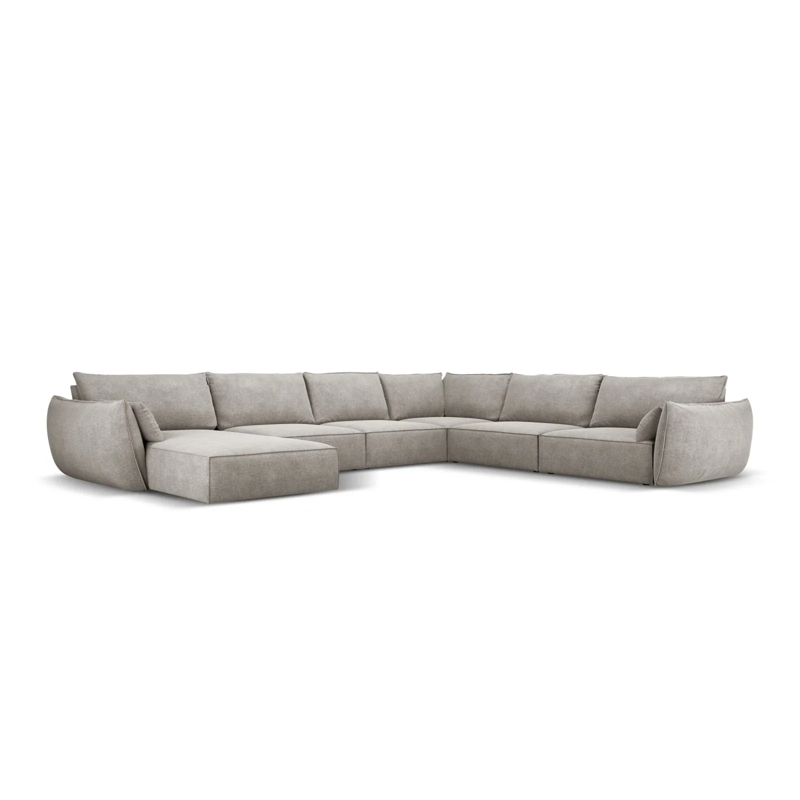 Kaelle 8-Sitzer Panorama-Sofa, Rechts, mit Bezug aus Samt oder Chenille, 384x284 cm - Image 31