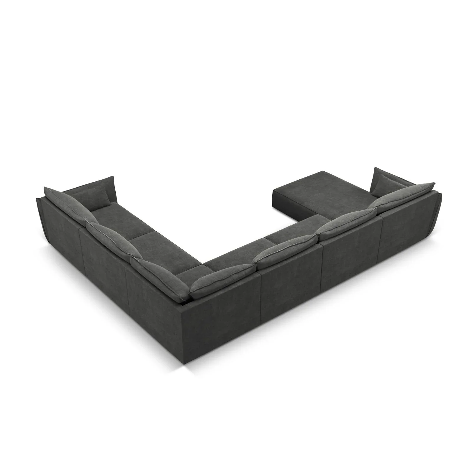 Kaelle 8-Sitzer Panorama-Sofa, Rechts, mit Bezug aus Samt oder Chenille, 384x284 cm - Image 39