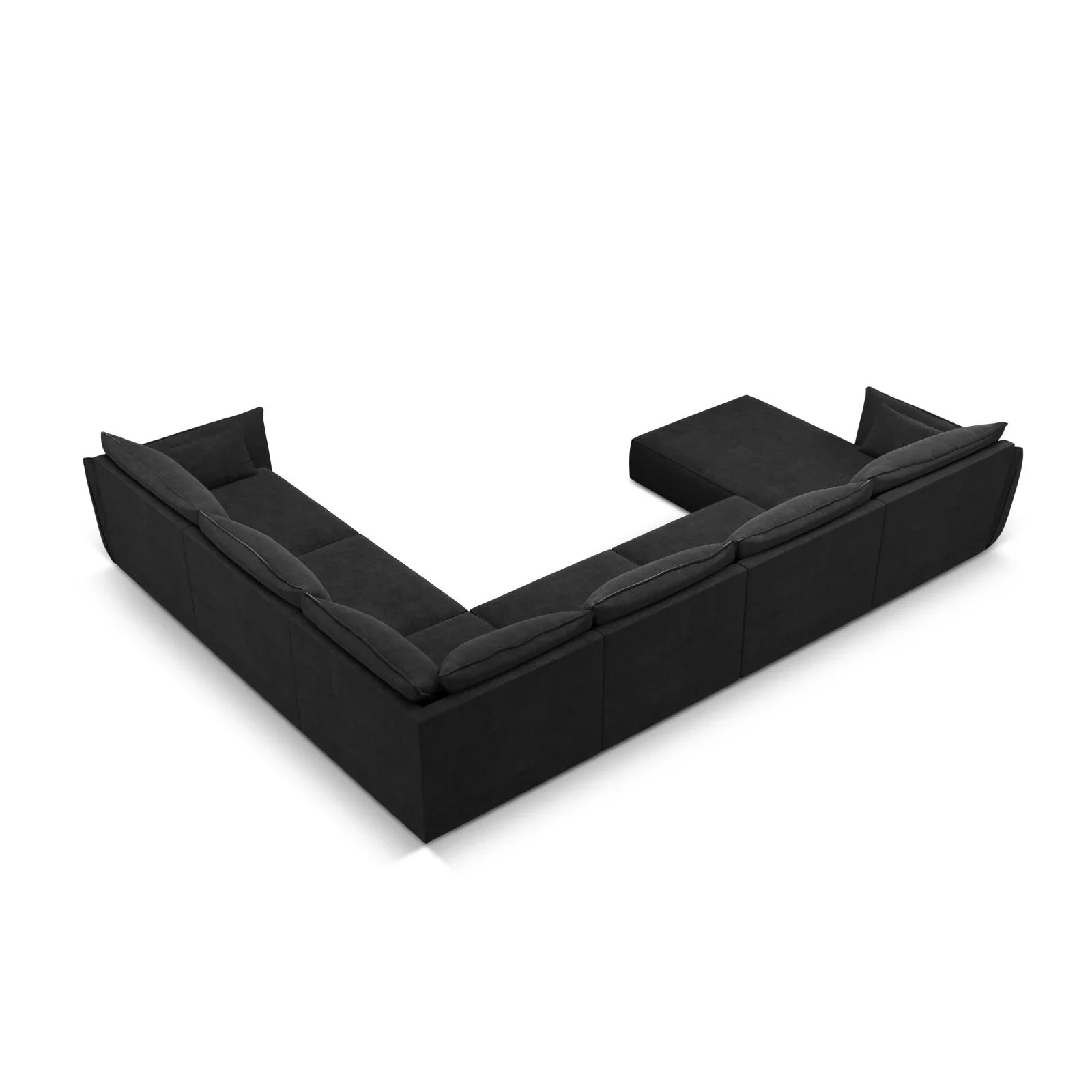 Kaelle 8-Sitzer Panorama-Sofa, Rechts, mit Bezug aus Samt oder Chenille, 384x284 cm - Image 44