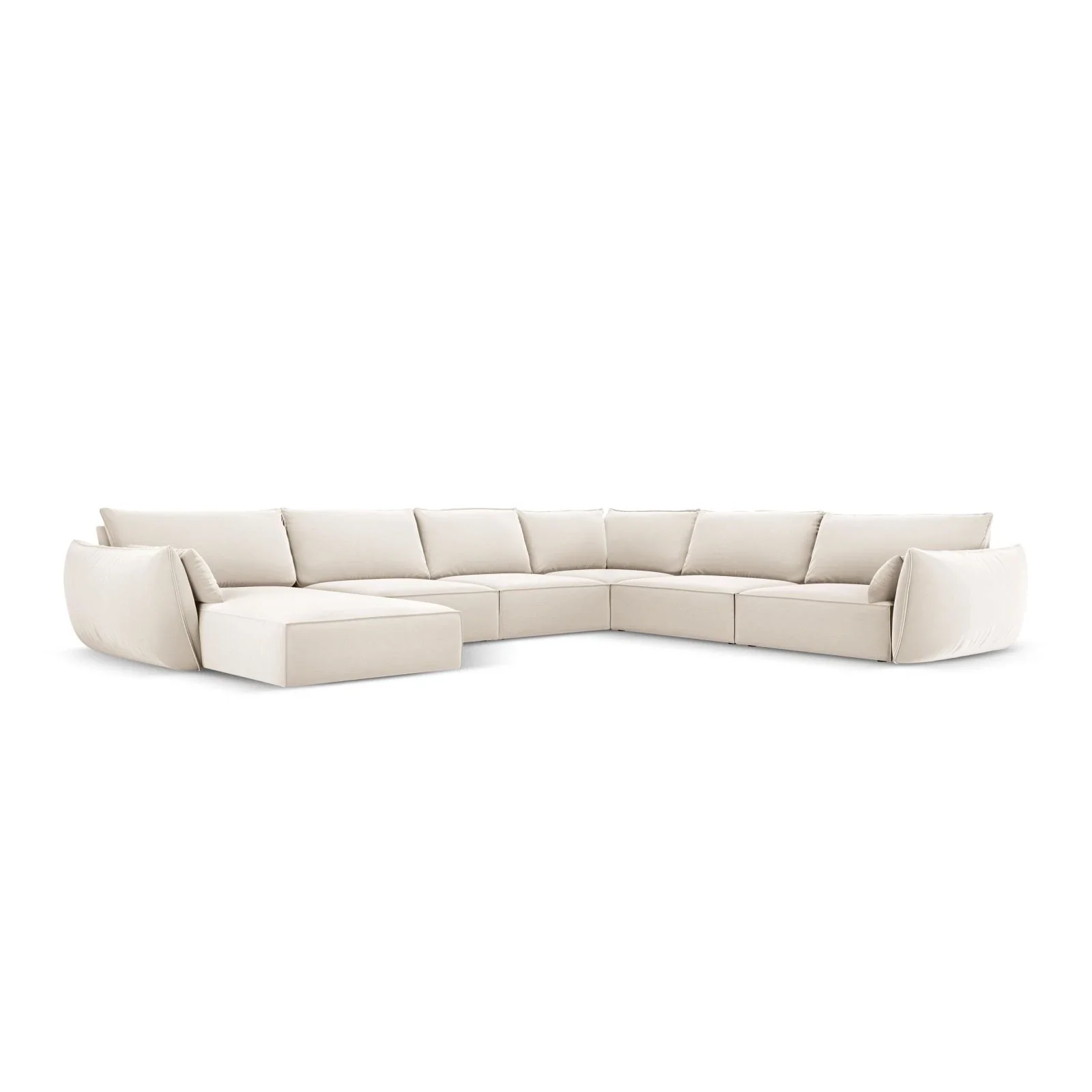 Kaelle 8-Sitzer Panorama-Sofa, Rechts, mit Bezug aus Samt oder Chenille, 384x284 cm - Image 46