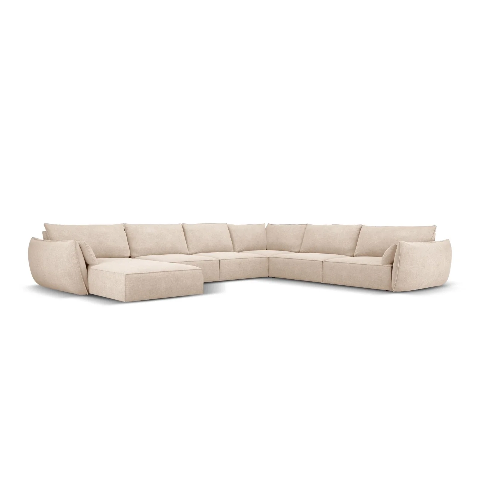 Kaelle 8-Sitzer Panorama-Sofa, Rechts, mit Bezug aus Samt oder Chenille, 384x284 cm - Image 6