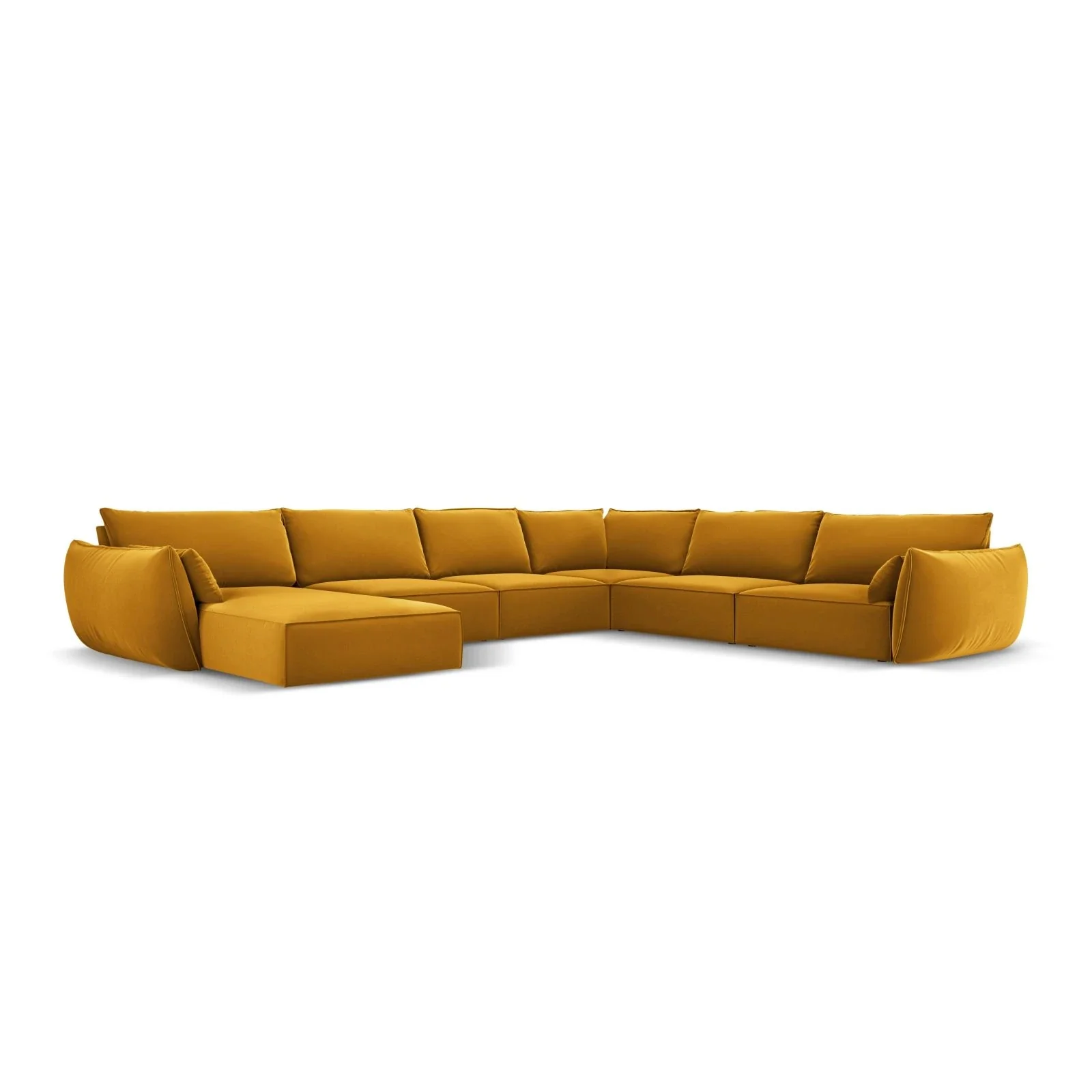 Kaelle 8-Sitzer Panorama-Sofa, Rechts, mit Bezug aus Samt oder Chenille, 384x284 cm - Image 61