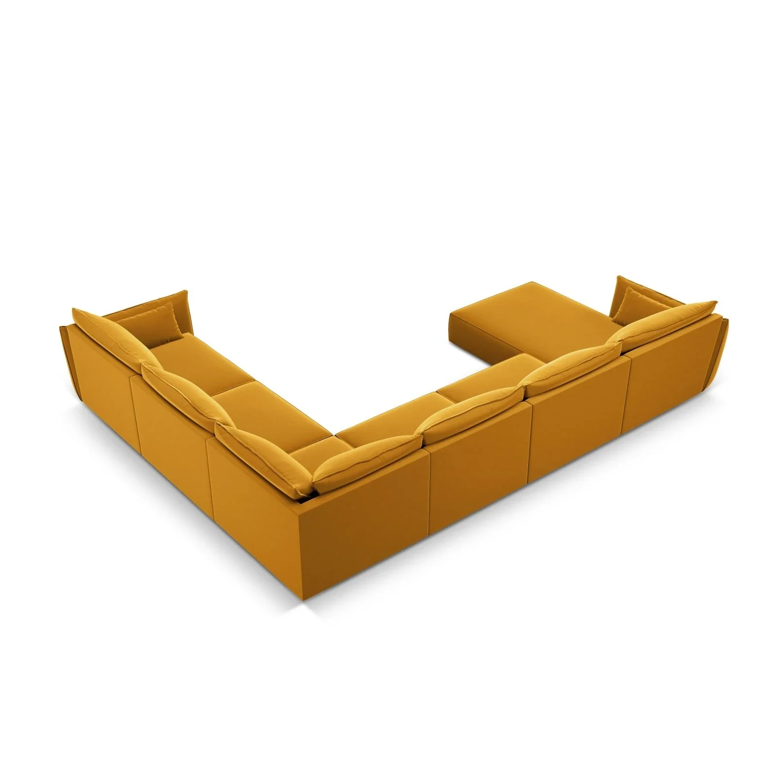 Kaelle 8-Sitzer Panorama-Sofa, Rechts, mit Bezug aus Samt oder Chenille, 384x284 cm - Image 64