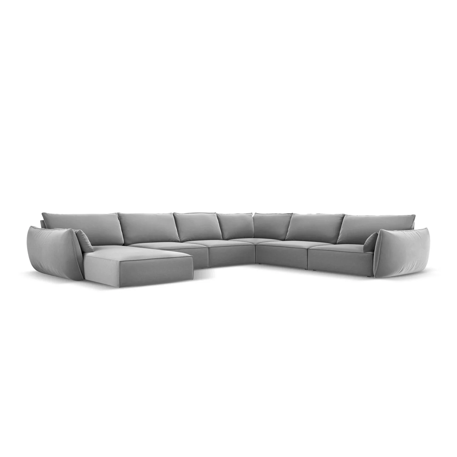 Kaelle 8-Sitzer Panorama-Sofa, Rechts, mit Bezug aus Samt oder Chenille, 384x284 cm - Image 66