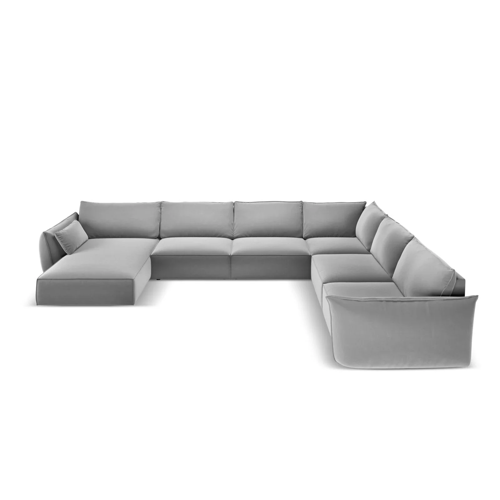 Kaelle 8-Sitzer Panorama-Sofa, Rechts, mit Bezug aus Samt oder Chenille, 384x284 cm - Image 68