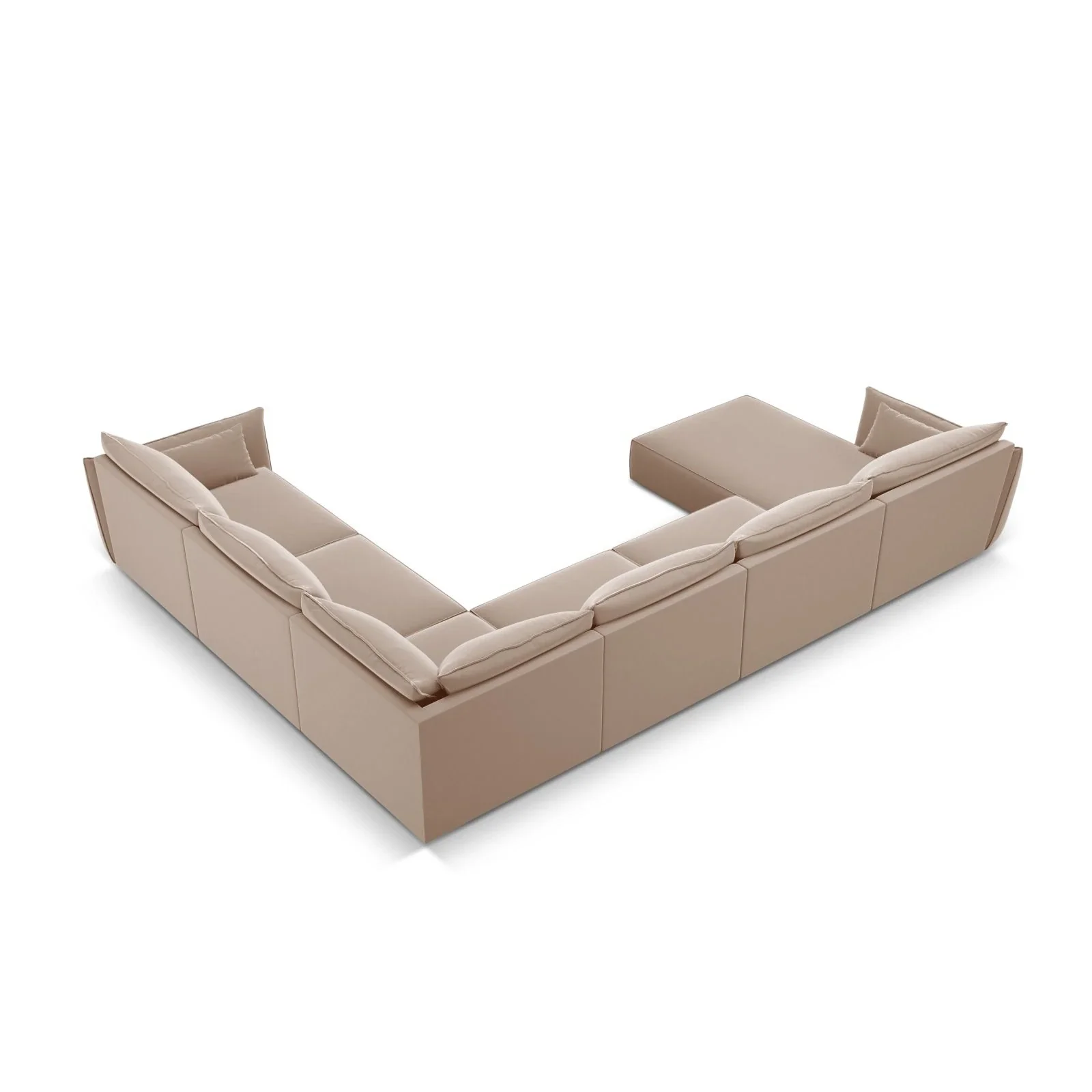 Kaelle 8-Sitzer Panorama-Sofa, Rechts, mit Bezug aus Samt oder Chenille, 384x284 cm - Image 79