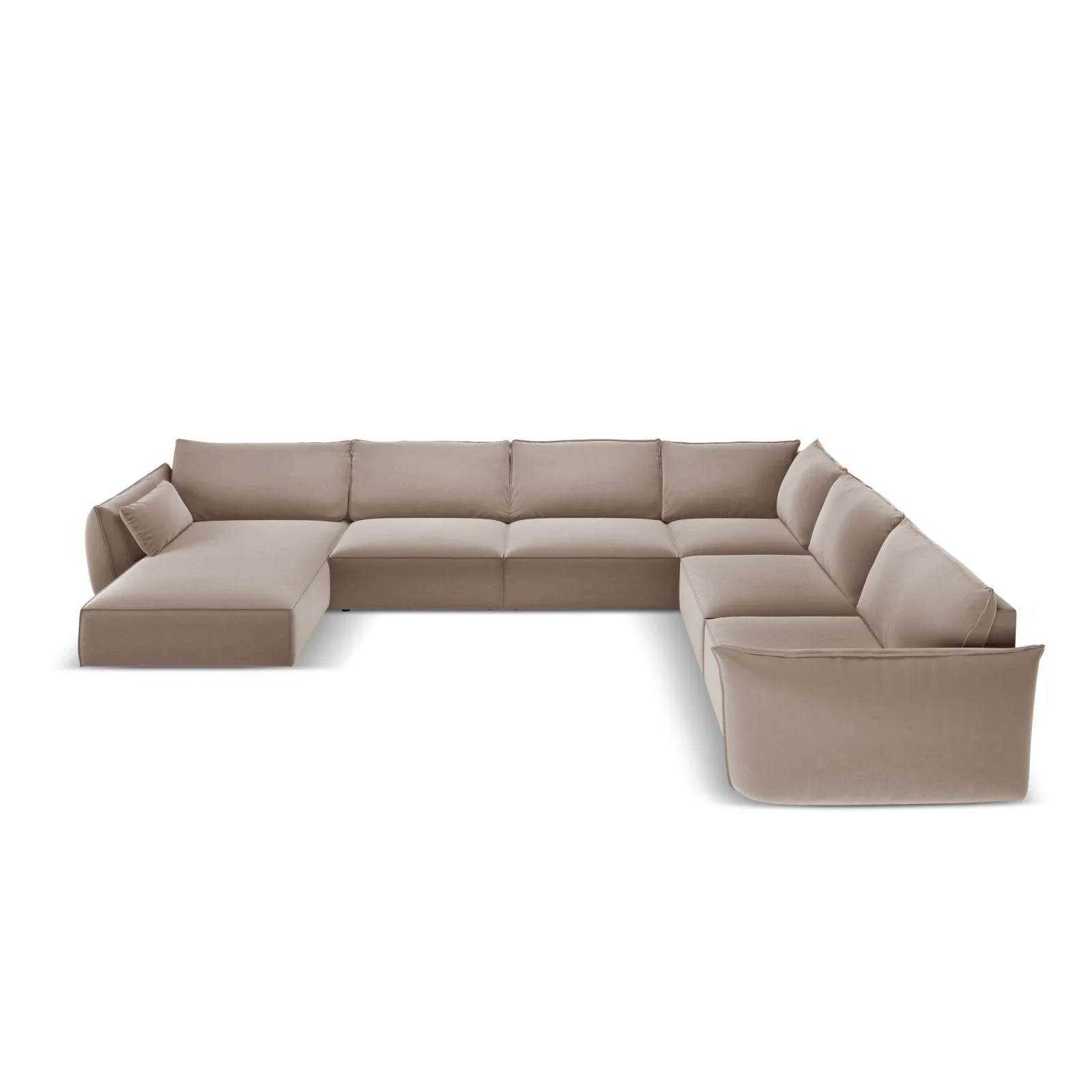 Kaelle 8-Sitzer Panorama-Sofa, Rechts, mit Bezug aus Samt oder Chenille, 384x284 cm - Image 81
