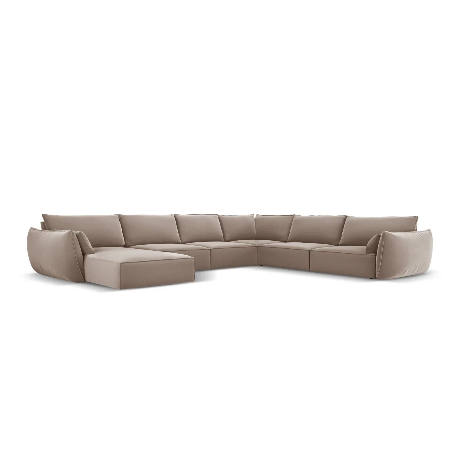Kaelle 8-Sitzer Panorama-Sofa, Rechts, mit Bezug aus Samt oder Chenille, 384x284 cm - Image 83