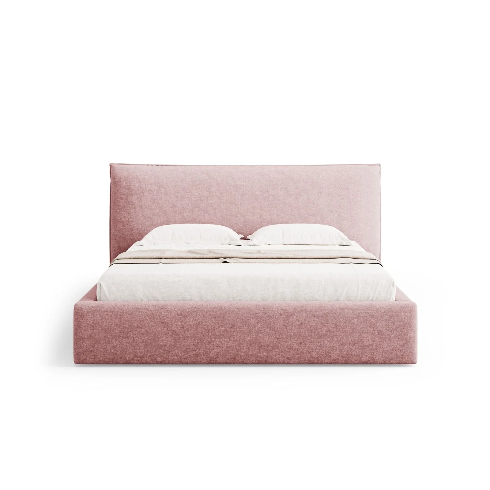 Kaelle Bett mit Stauraum und Kopfteil in Samt oder Chenille, 140x200 cm - Image 14