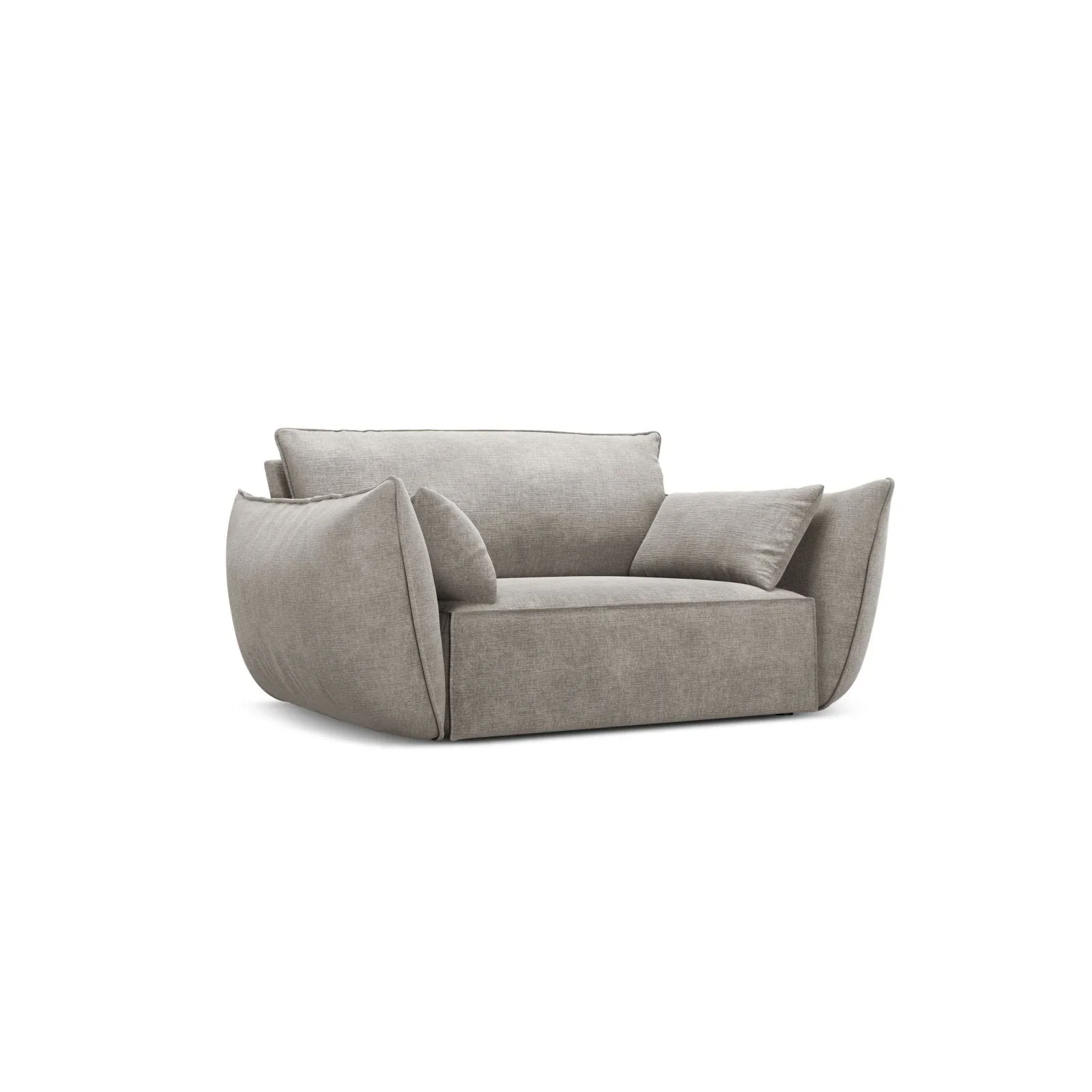 Kaelle Sessel mit Bezug in Samt oder Chenille, 128x110 cm - Image 32