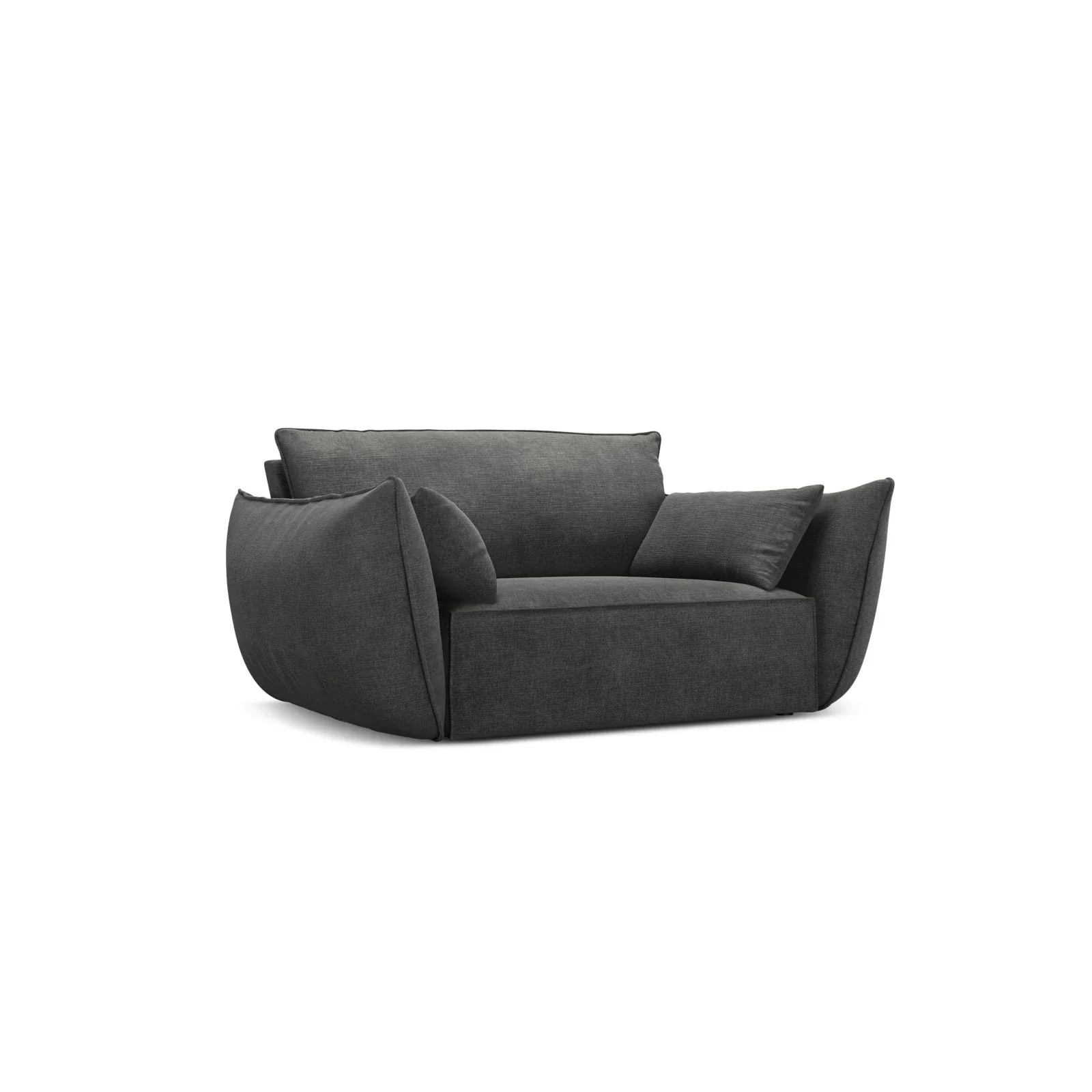 Kaelle Sessel mit Bezug in Samt oder Chenille, 128x110 cm - Image 37