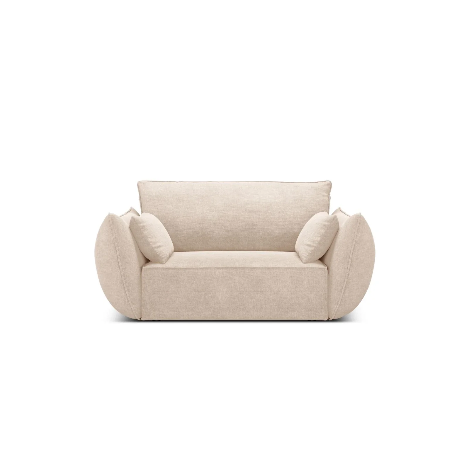 Kaelle Sessel mit Bezug in Samt oder Chenille, 128x110 cm - Image 6
