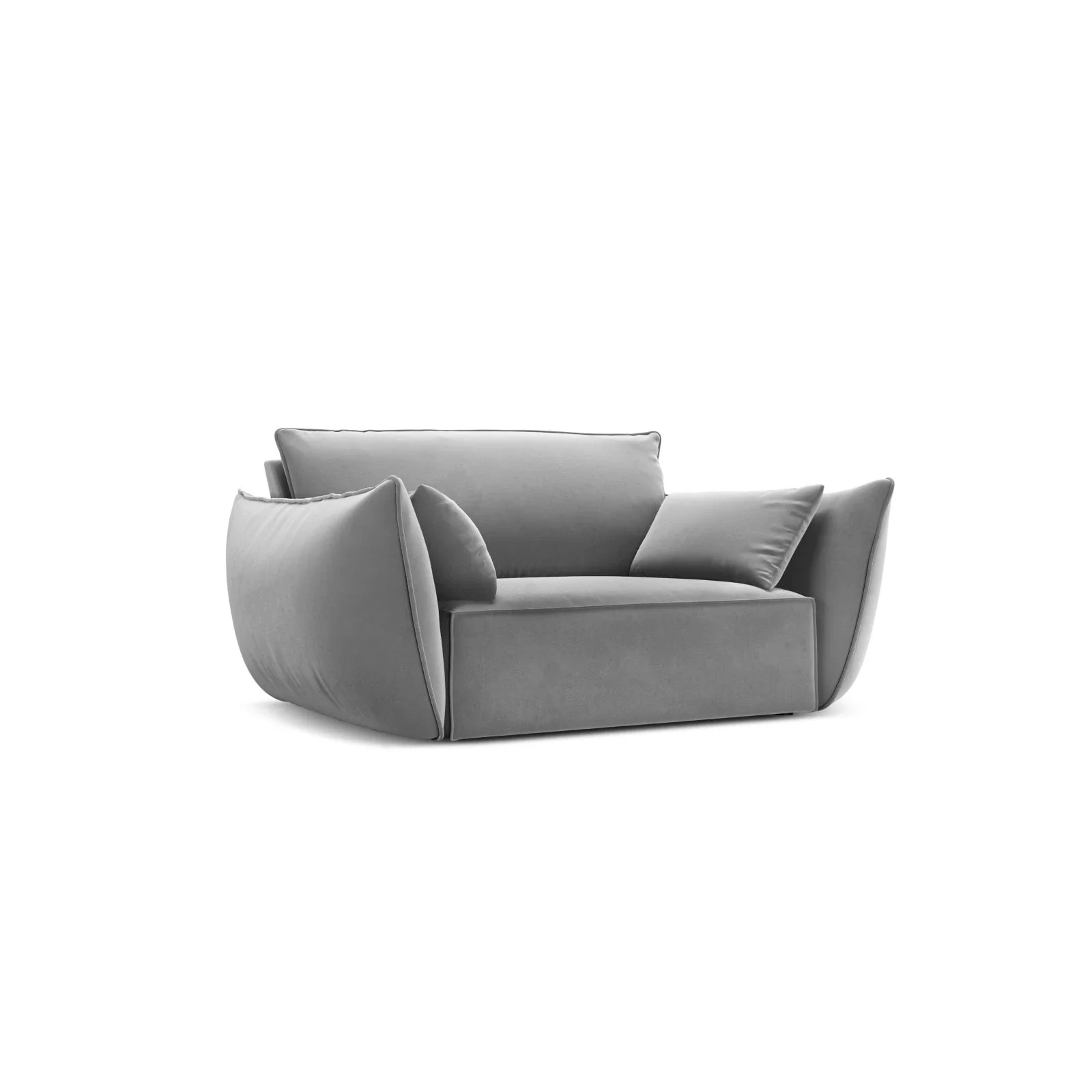 Kaelle Sessel mit Bezug in Samt oder Chenille, 128x110 cm - Image 67