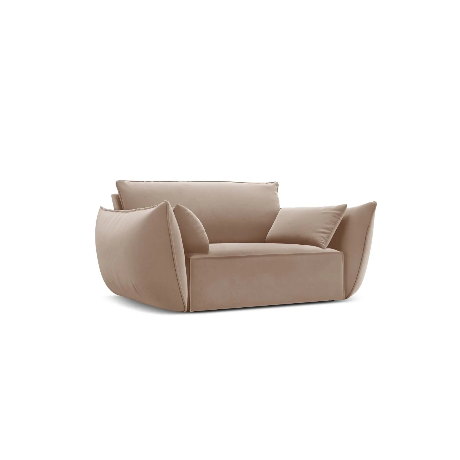 Kaelle Sessel mit Bezug in Samt oder Chenille, 128x110 cm - Image 77