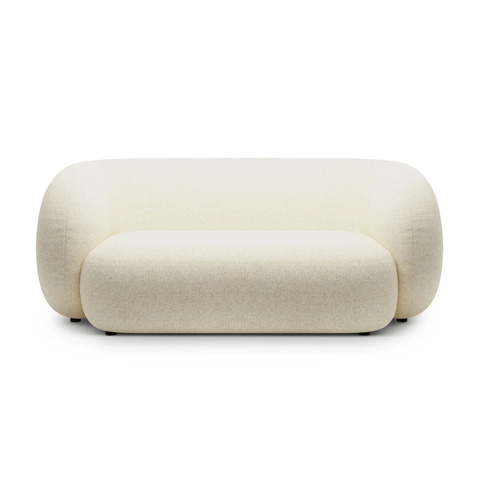 Kate 2-Sitzer Sofa in Samt, Strukturstoff oder Boucle, 183x99 cm - Image 29